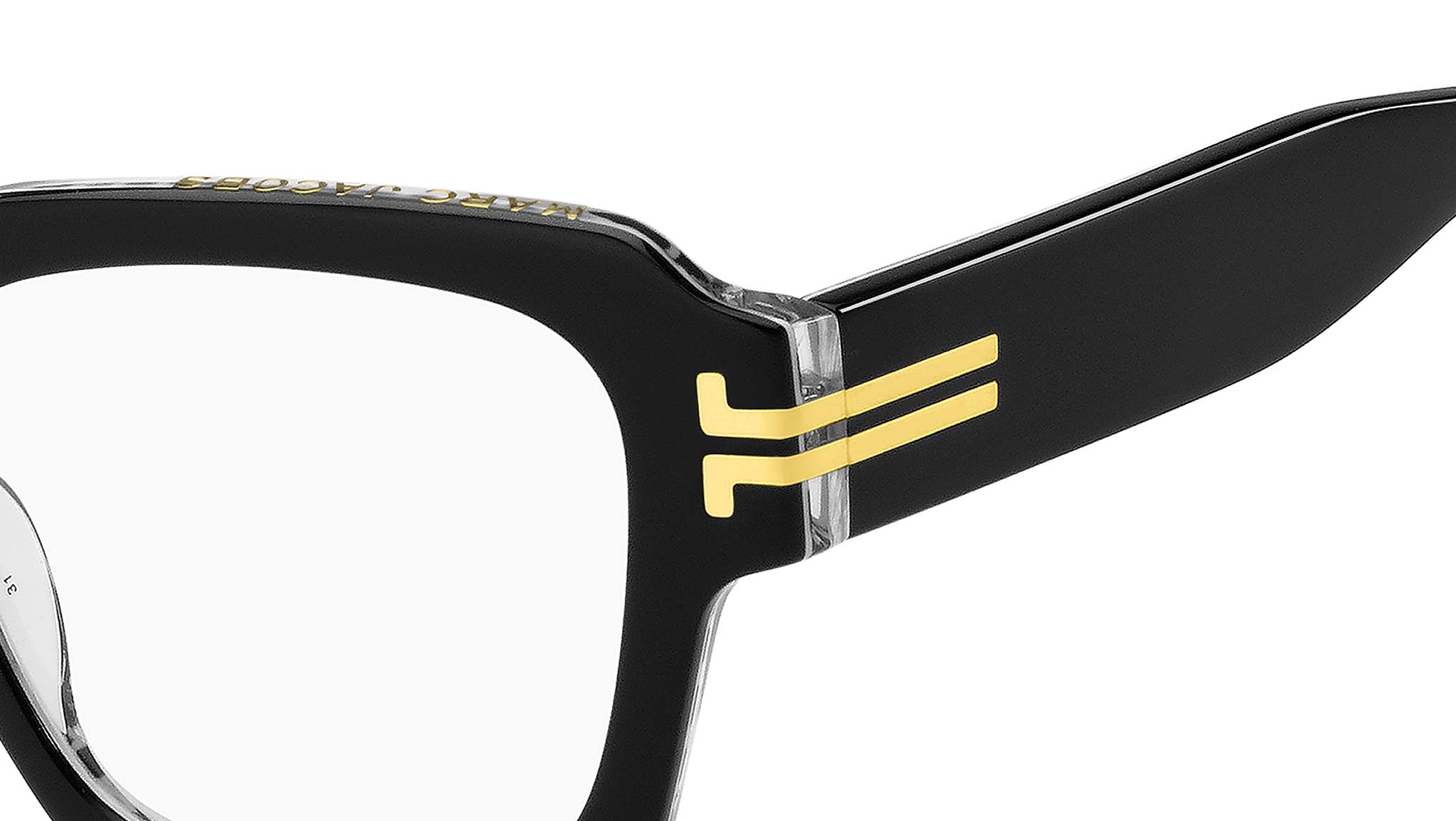 Marc Jacobs MJ 1097 807 Black Eye glasses RX-ABLE Fashion and prescription Amazon.com: Marc Jacobs frame (MARC-417 807) Acetate Shiny  main image 2