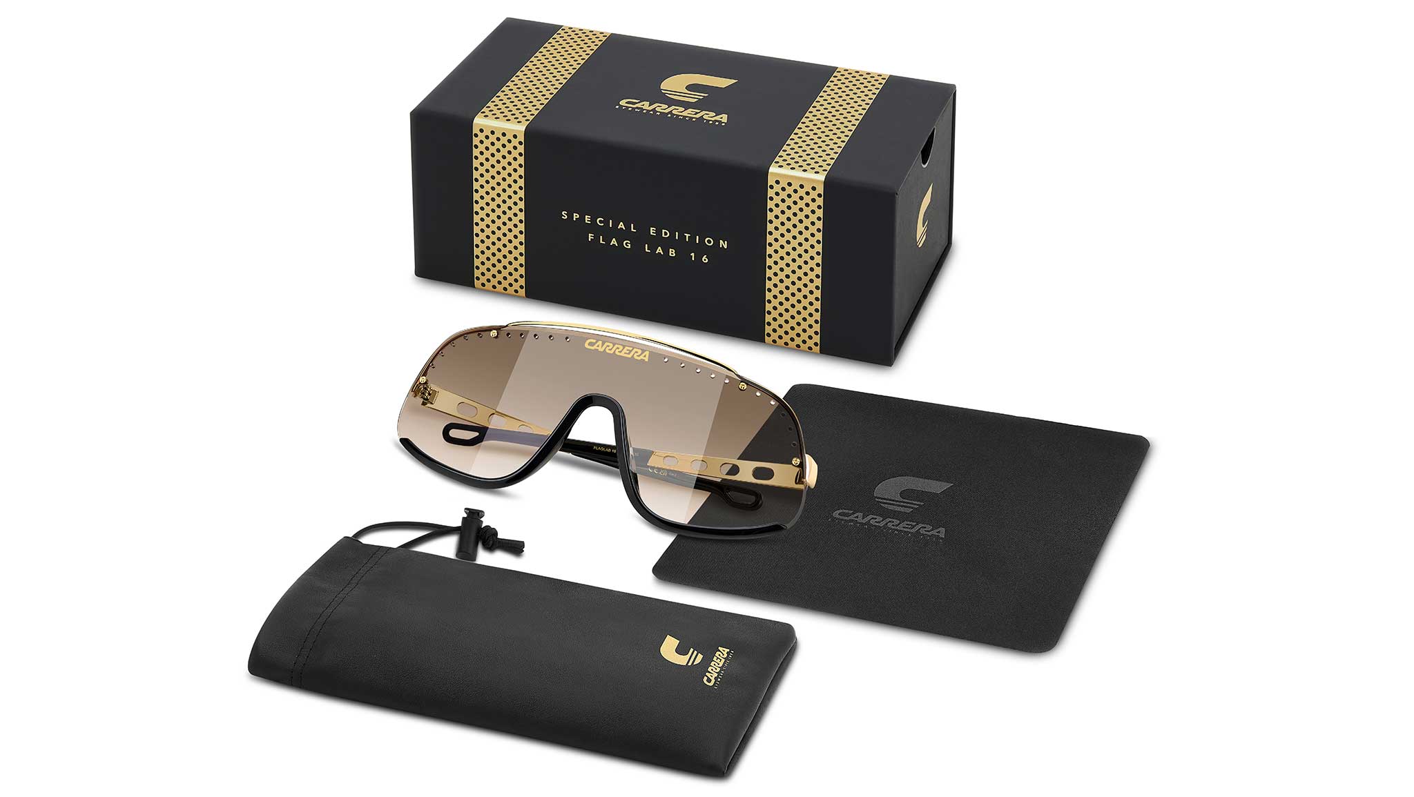 Carrera Flaglab 16 Mask Frame Shield Sunglasses Carrera Flaglab 16 2M22K Special Edition Sunglasses - US main image 3