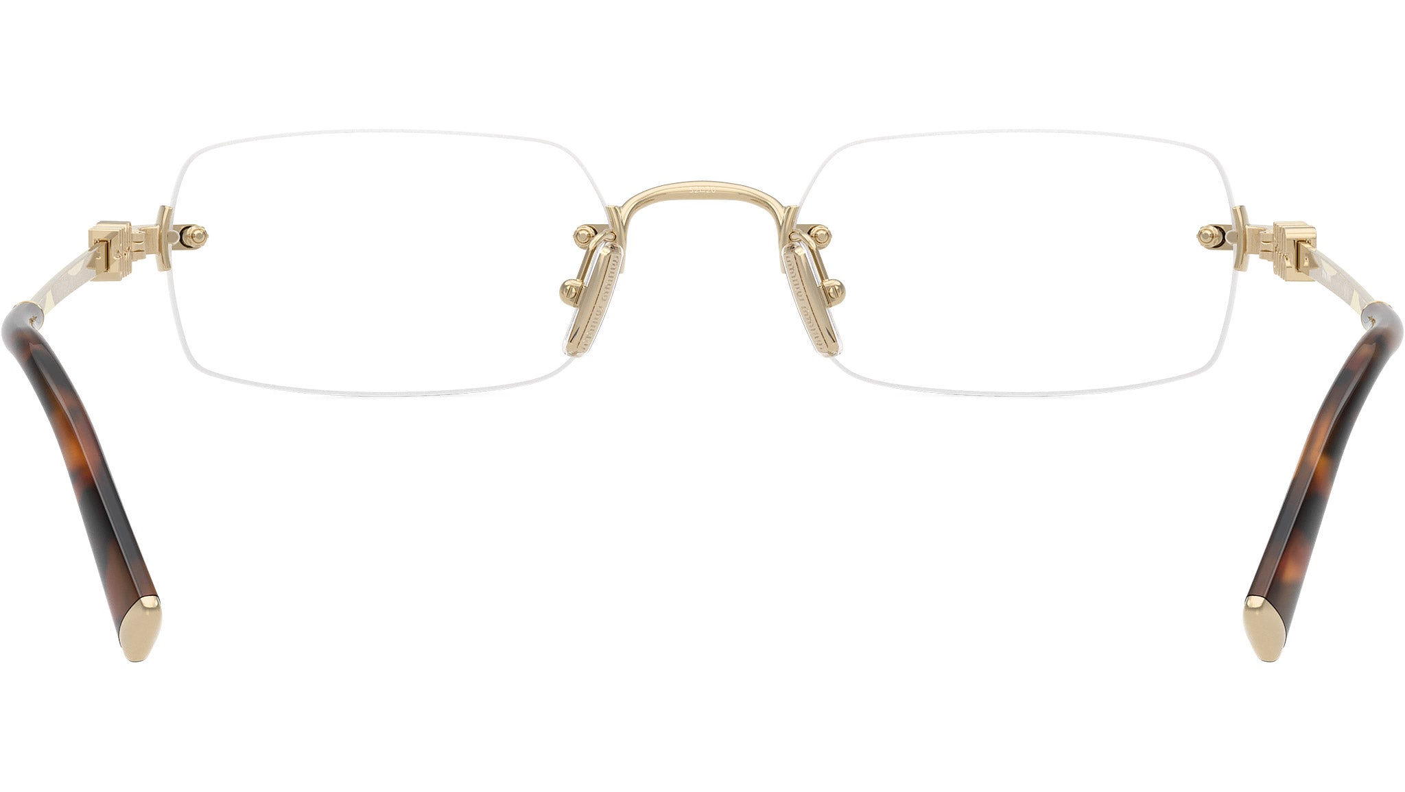 Miu Miu MU50YV Glasses ZVN1O1 Pale Gold - eye-oo.com