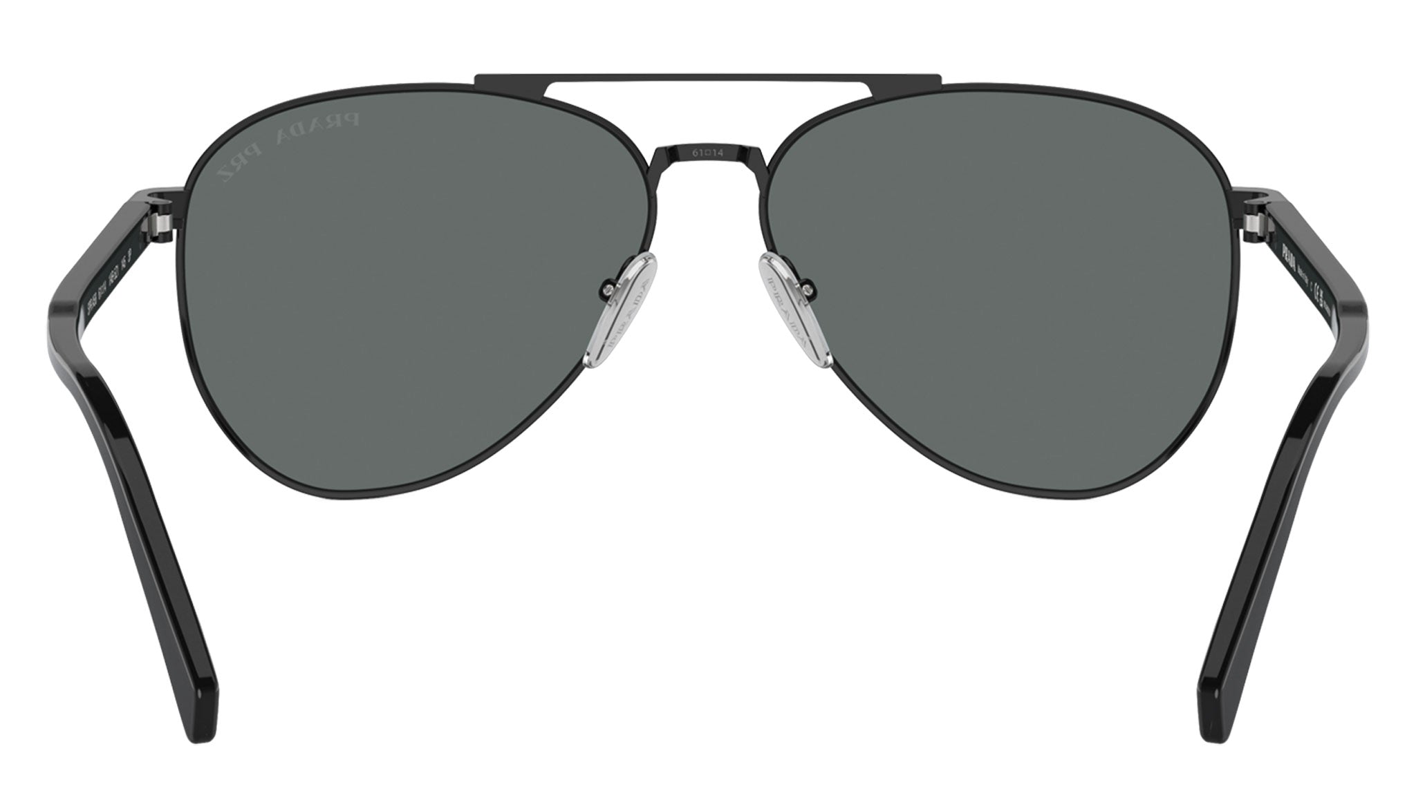 Prada PR A58S Sunglasses 1AB5Z1 Black - eye-oo.com