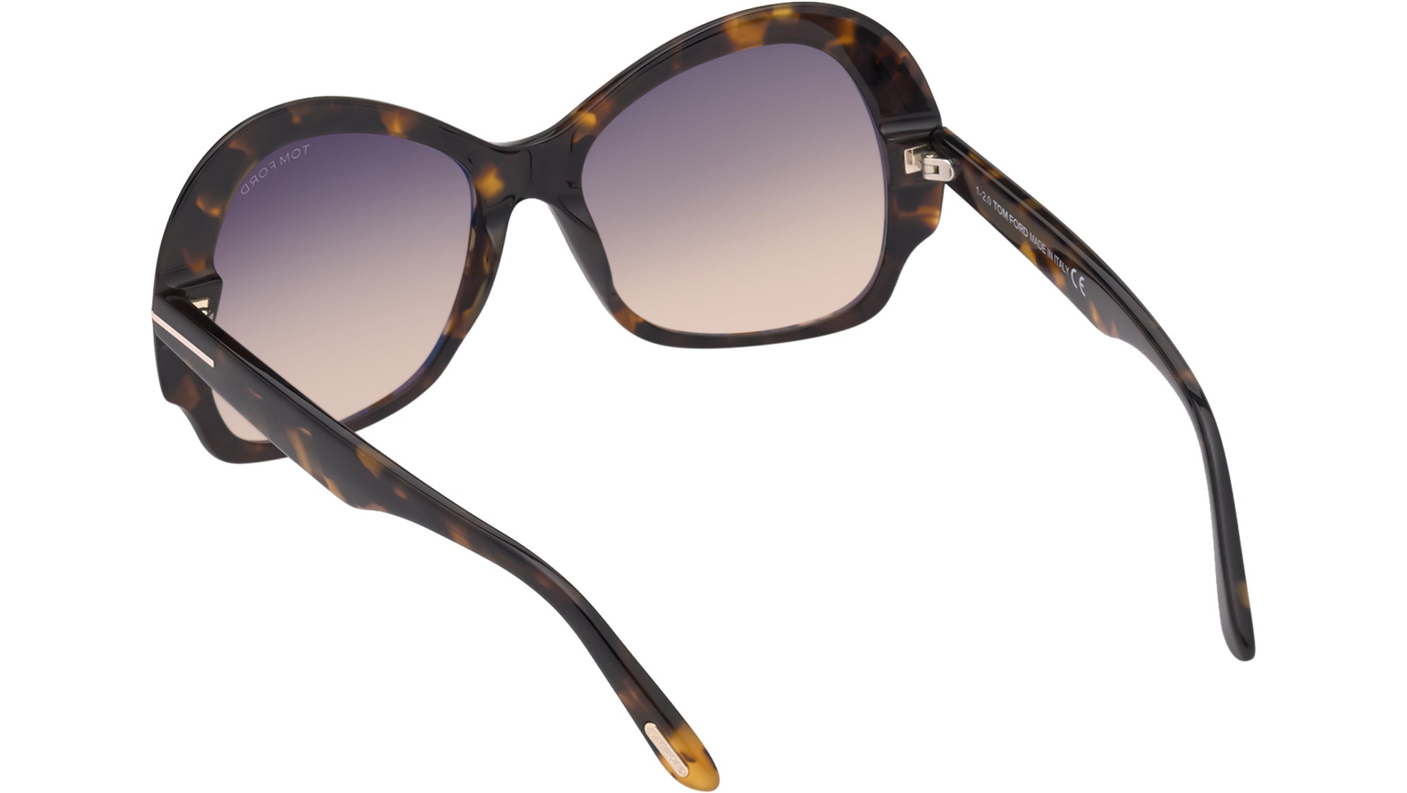 Tom Ford Zelda Sunglasses FT0874 52B Dark Havana - eye-oo.com display picture 3