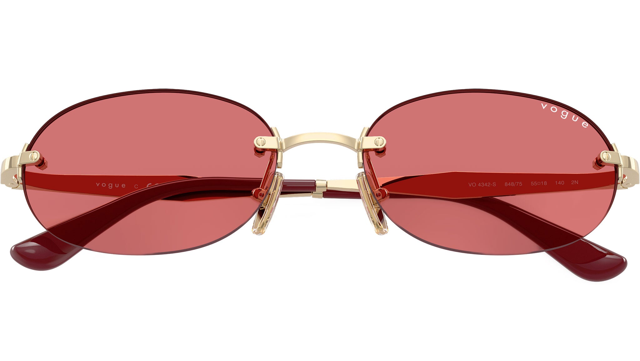 Vogue VO4342S Sunglasses 848/75 Pale Gold - eye-oo.com display picture 2