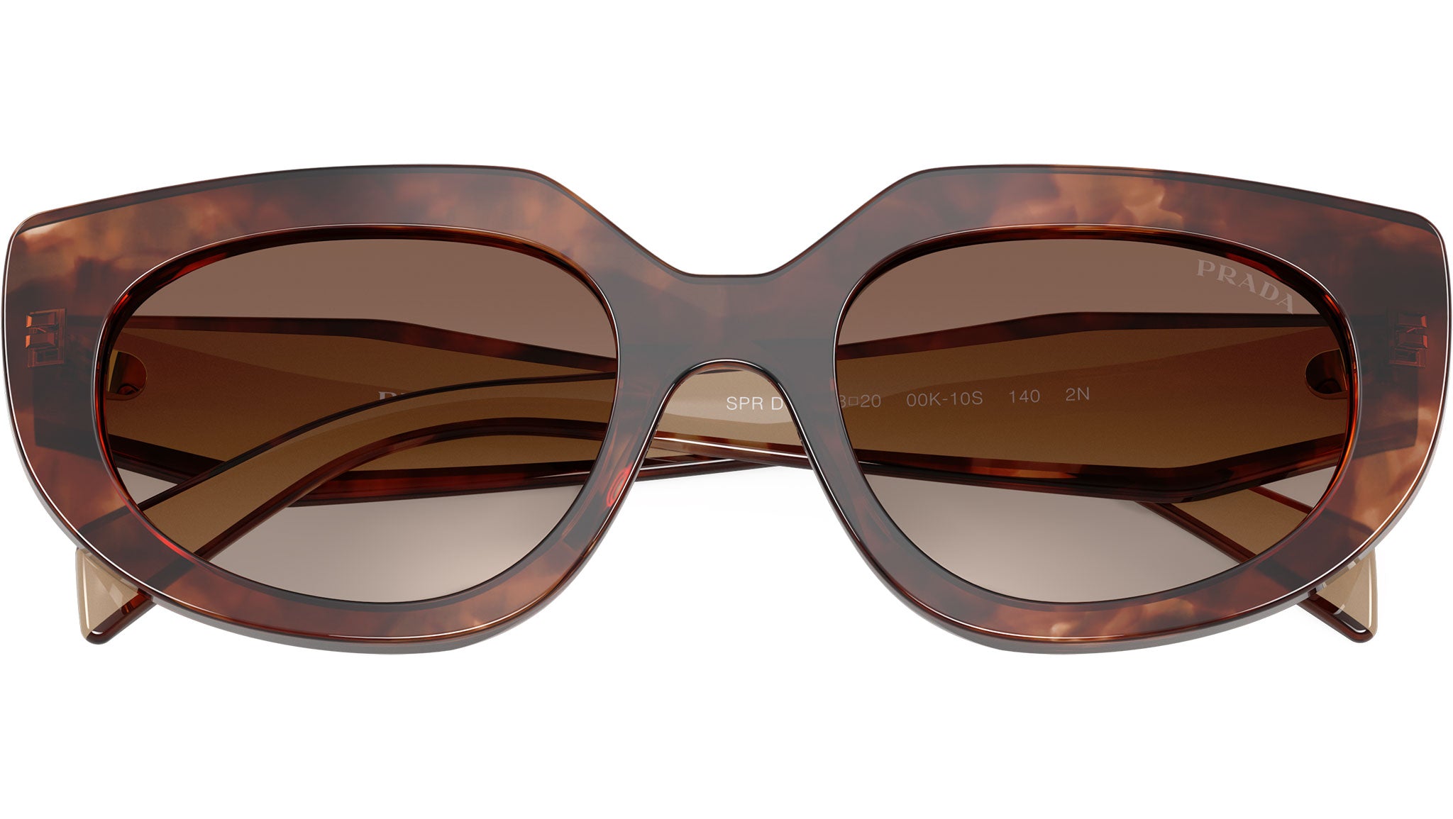 PR D02S Prada Sunglasses 00K10S Caramel Tortoise - eye-oo.com