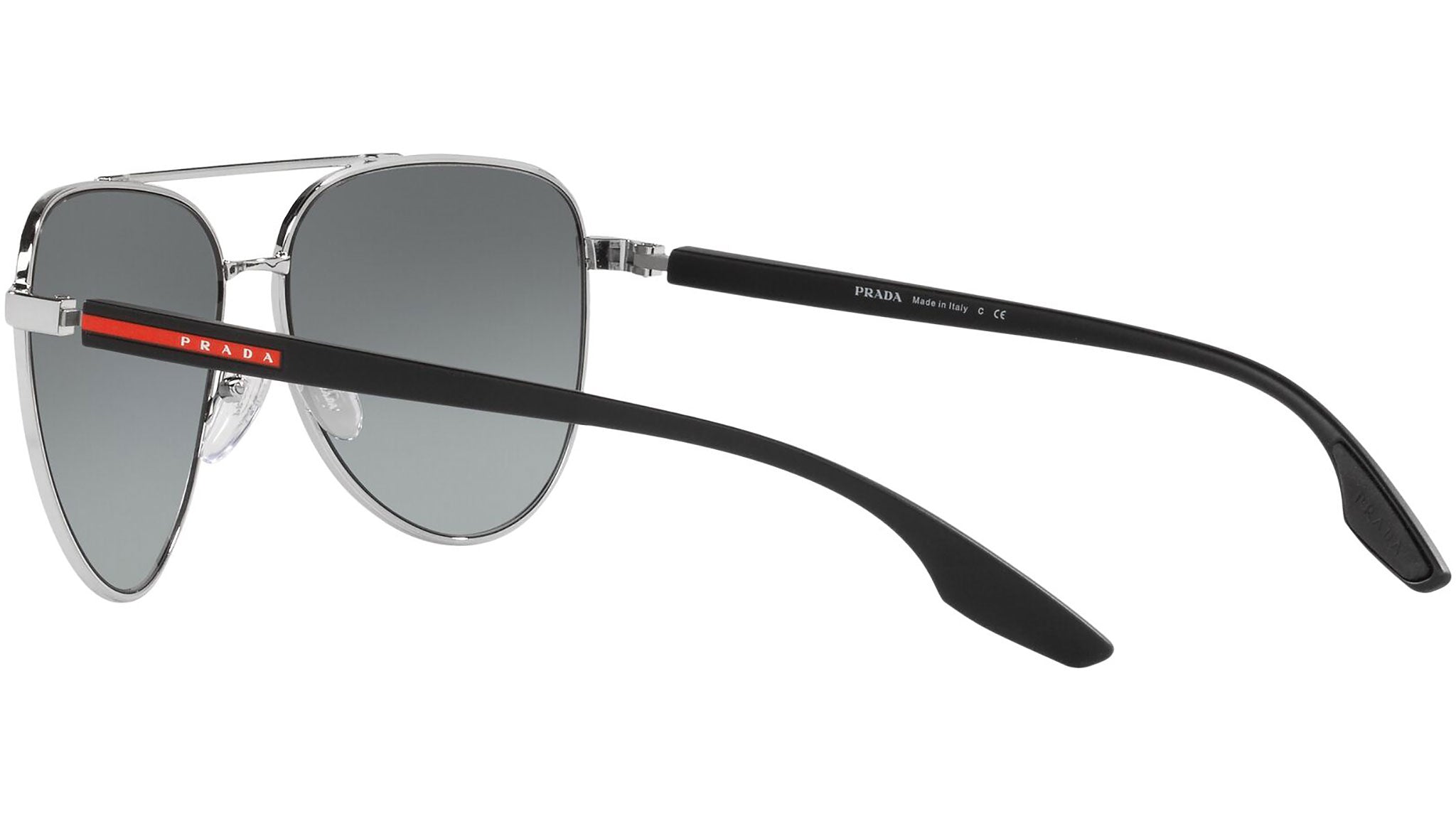 Prada Linea Rossa Sunglasses PS 52WS 1BC08O Silver - eye-oo.com