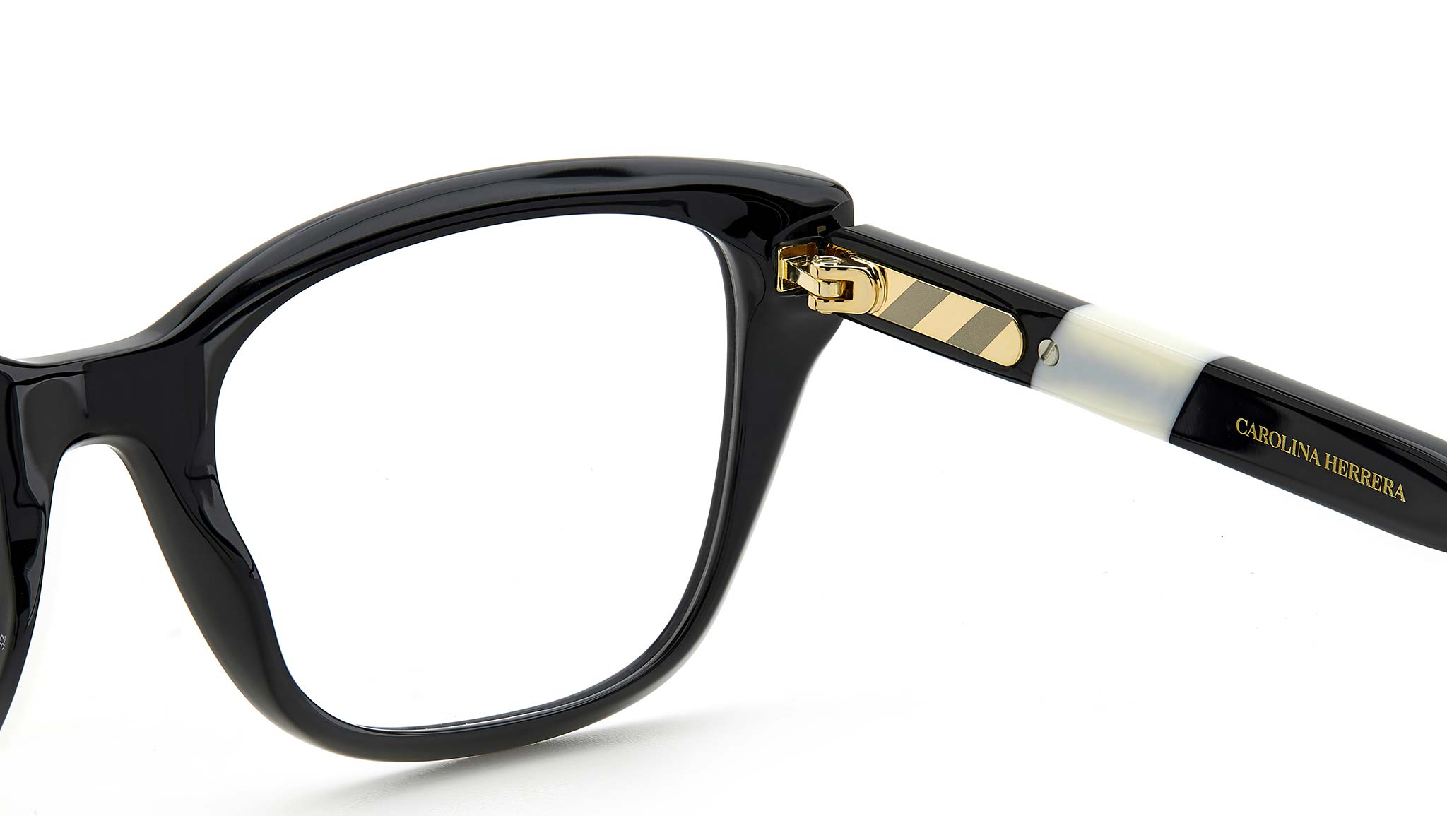 Carolina Herrera Black Plastic Glasses Women\'s (Frames) Carolina Herrera HER 0124 0KDX 00 Women main image 3