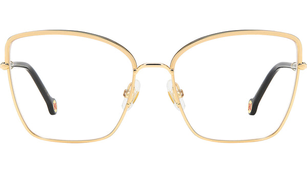 Carolina Herrera HER 0234 RHL Optical Frame Gold Black - eye  display picture 1