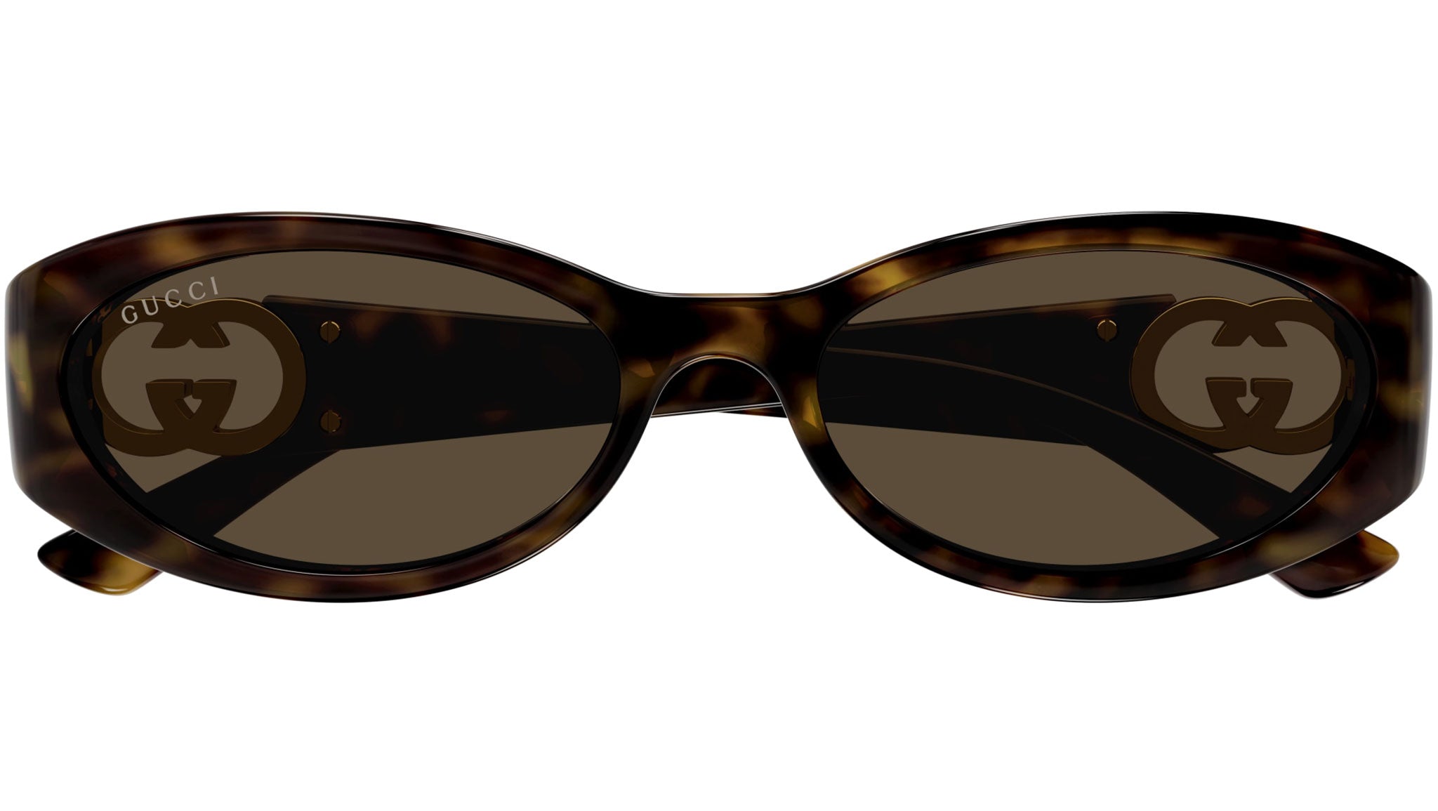 Gucci GG1660S 002 Sunglasses Dark Havana - eye-oo.com