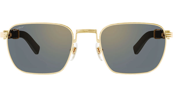 カルティエサングラス Cartier Première CT0363S Sunglasses 003 Shiny Gold - eye-oo.com
