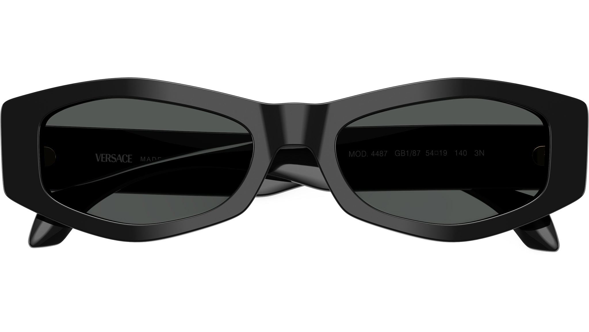 Versace VE4487 Sunglasses GB1/87 Black - eye-oo.com display picture 3