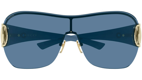 Gucci GG2174S 004 Gold Light Petrol Sunglasses - eye-oo.com