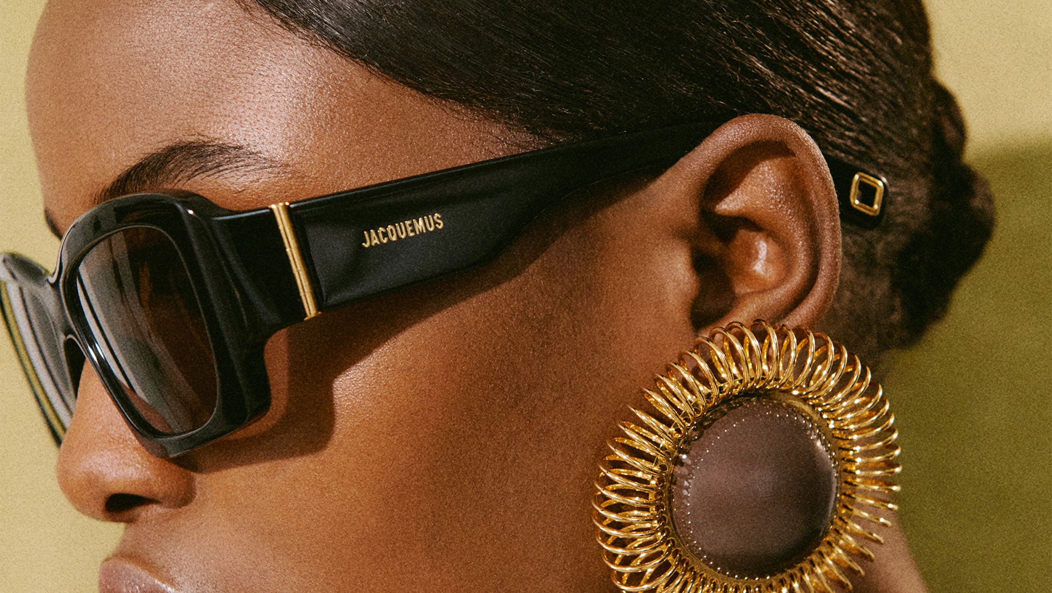 La Croisière Jacquemus Sunglasses Matte Black - eye-oo.com