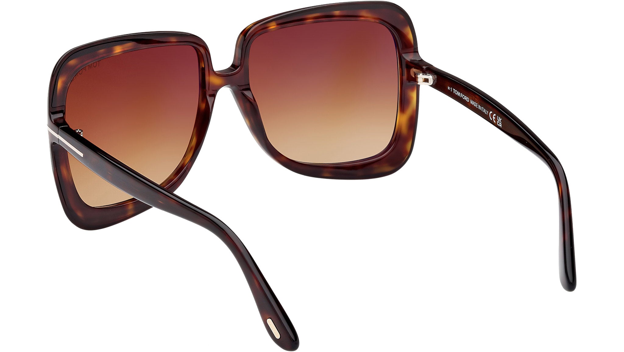 Tom Ford Lorelai Sunglasses FT1156 52F Dark Havana - eye-oo.com