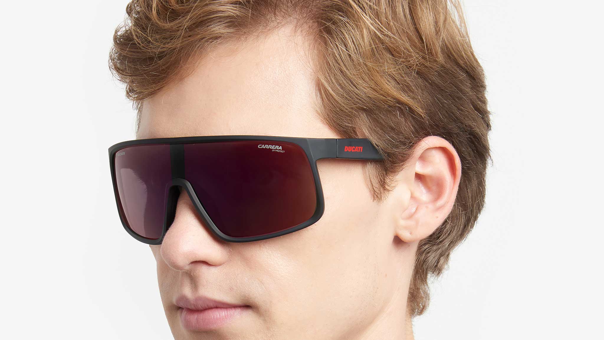 Carrera Ducati CarDuc 017/S OIT UZ Sunglasses Black Red - eye-oo.com display picture 1