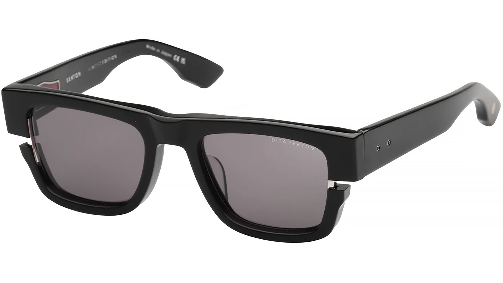Dita Sekton DTS122 Sunglasses 05 Matte Black Silver
