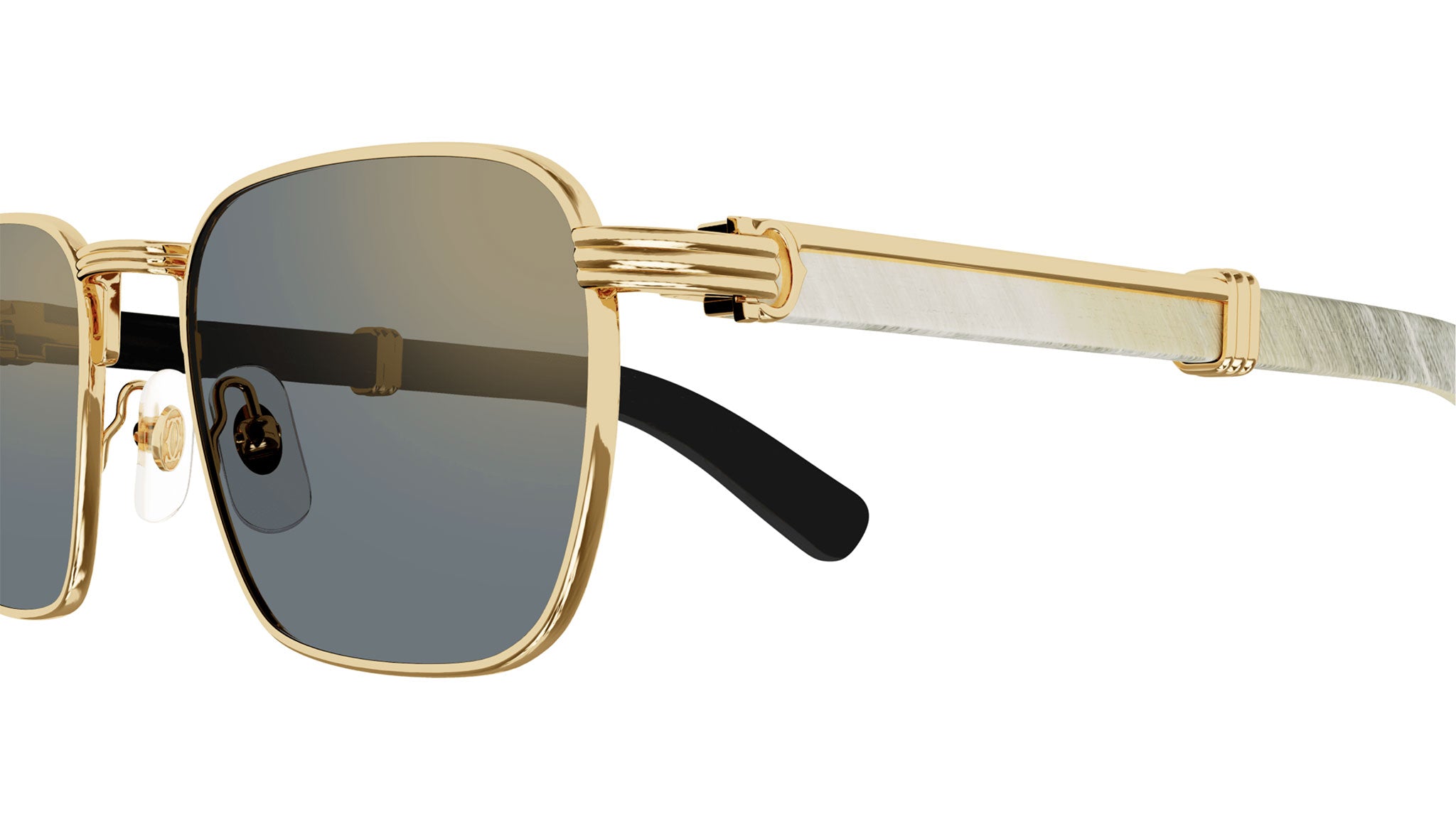 Cartier Première CT0363S Sunglasses 003 Shiny Gold - eye-oo.com