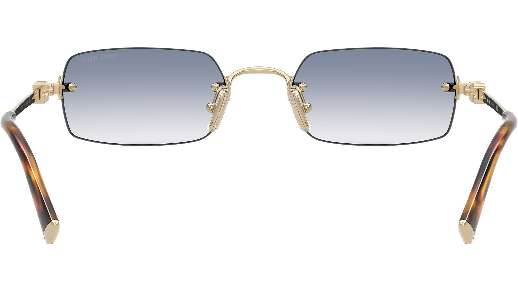 Miu Miu MUB50S Sunglasses ZVN80O Pale Gold - eye-oo.com display picture 2