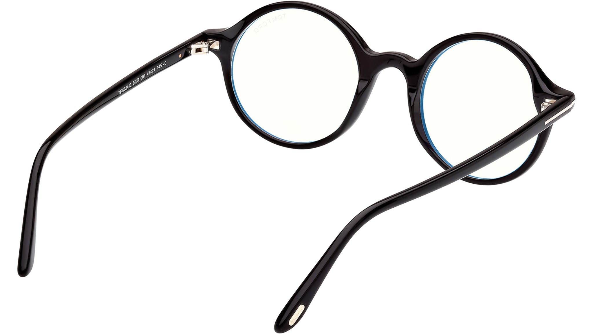 Tom Ford FT5834-B Optical Frame 001 Shiny Black - eye-oo.com