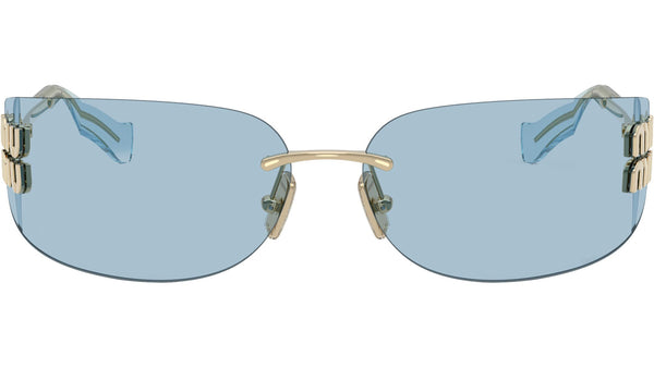 MU A51S Miu Miu Sunglasses ZVN10P Pale Gold - eye-oo.com