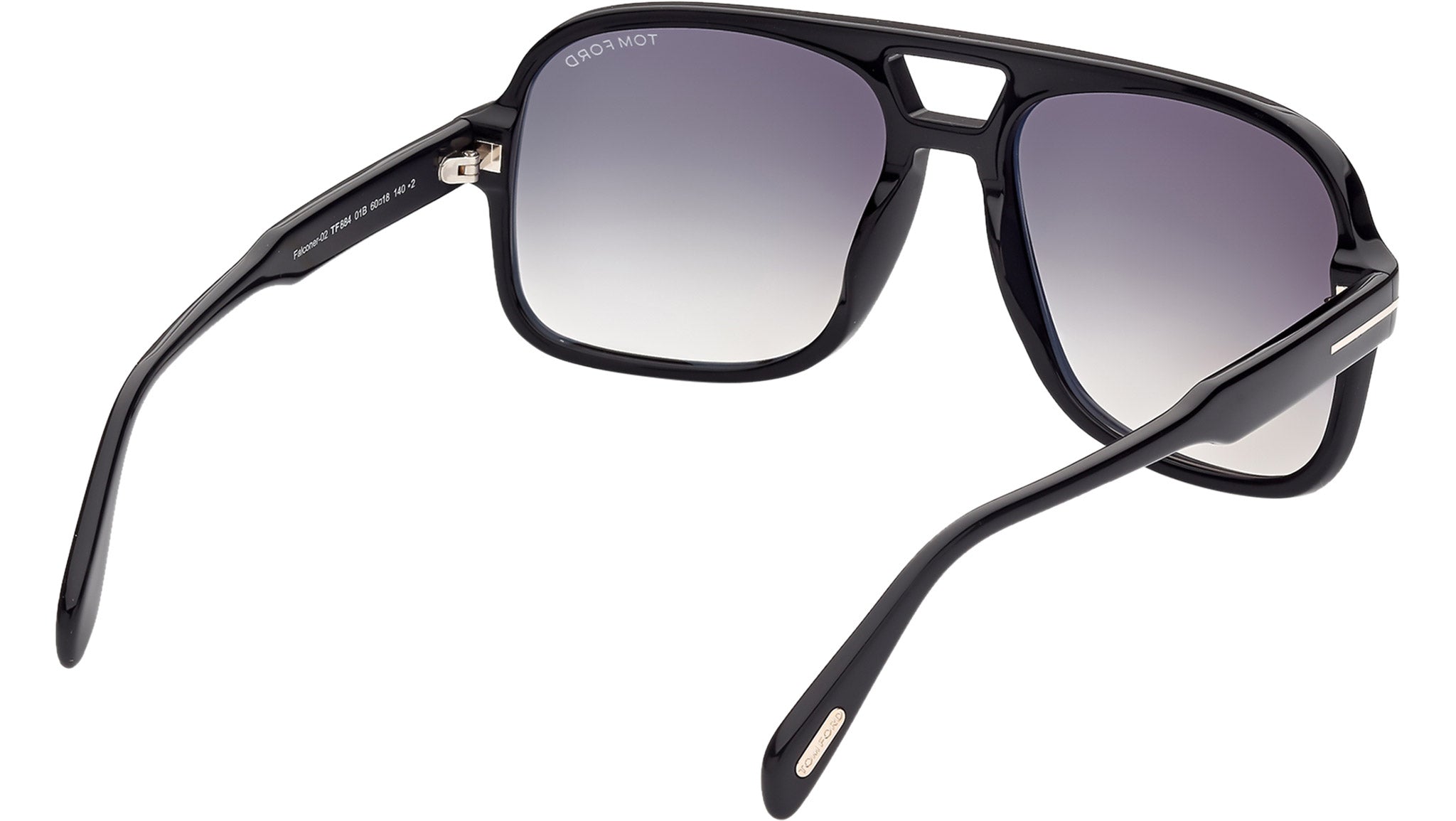 Tom Ford Falconer-02 Sunglasses FT0884 01B Shiny Black - eye-oo.com