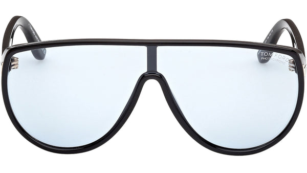 Tom Ford Achilles Sunglasses FT1182 01V Shiny Black - eye-oo.com