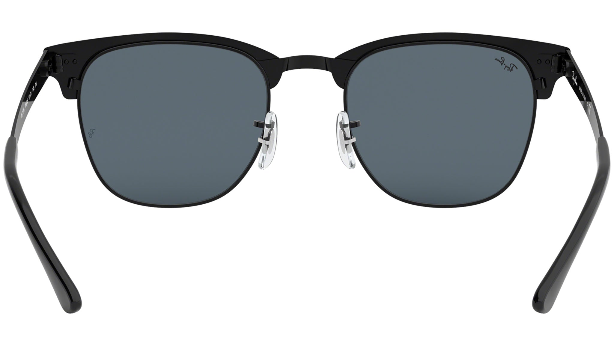 Ray-Ban Clubmaster Metal RB3716 186/R5 Black Sunglasses - eye-oo.com