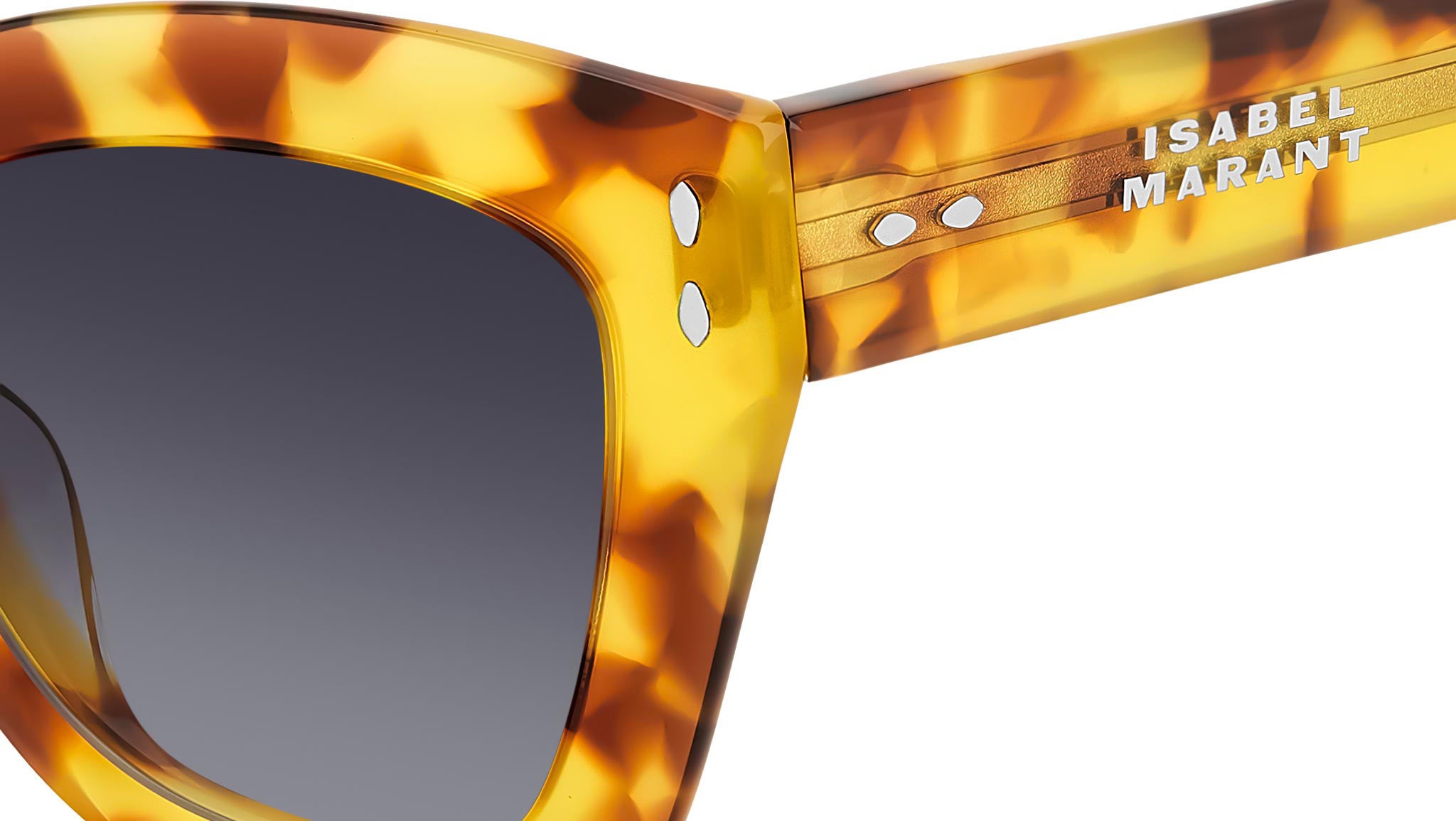 Isabel Marant IM 0047/S 0DYG 9O Geometric Sunglasses - Gold/Yellow/Smoke Isabel Marant IM 0050/G/S 9C9 9O Sunglasses Havana Honey  main image 2