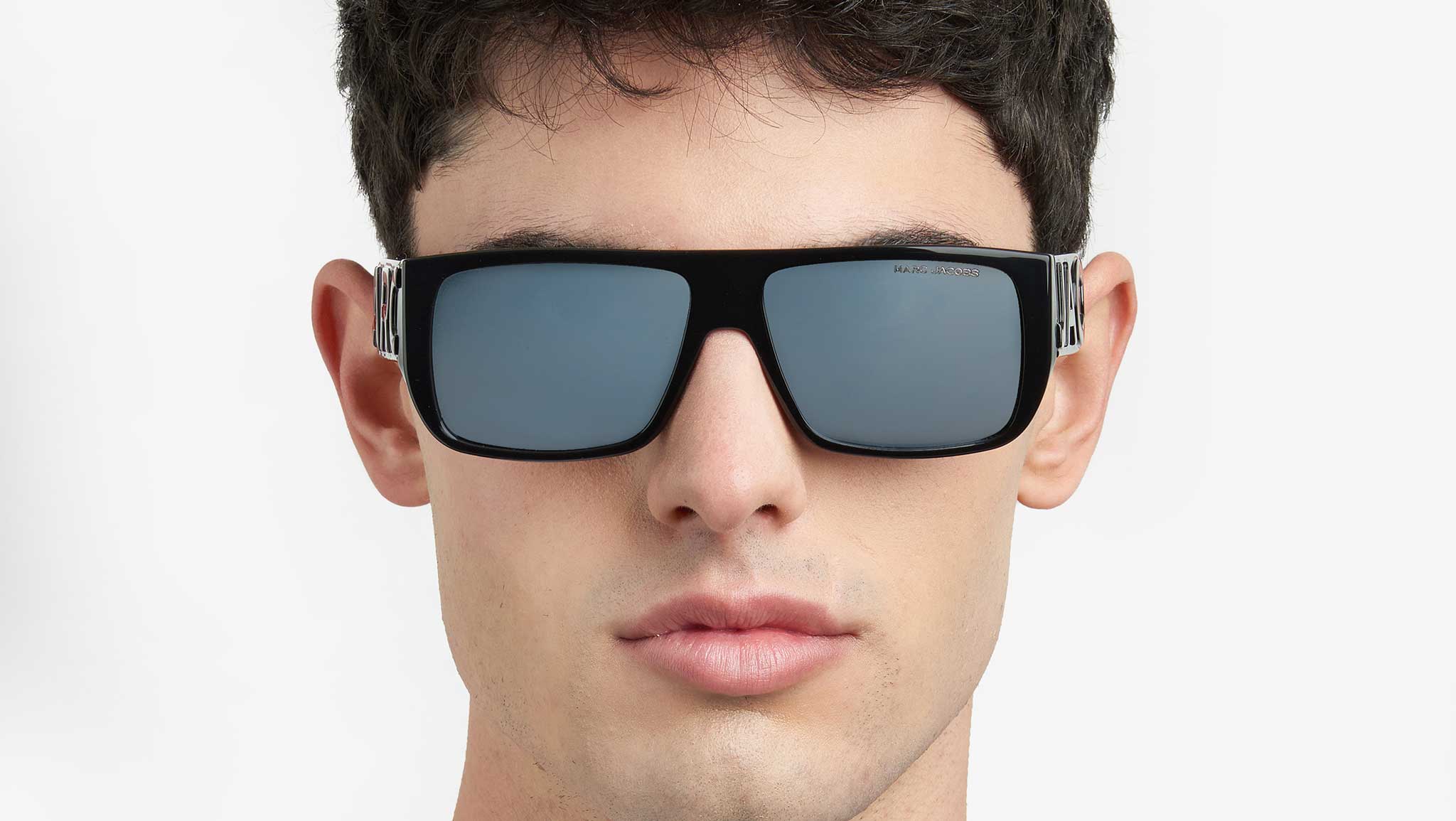 Marc Jacobs MARC LOGO 096/S 08A T4 Sunglasses Black Grey - eye-oo.com
