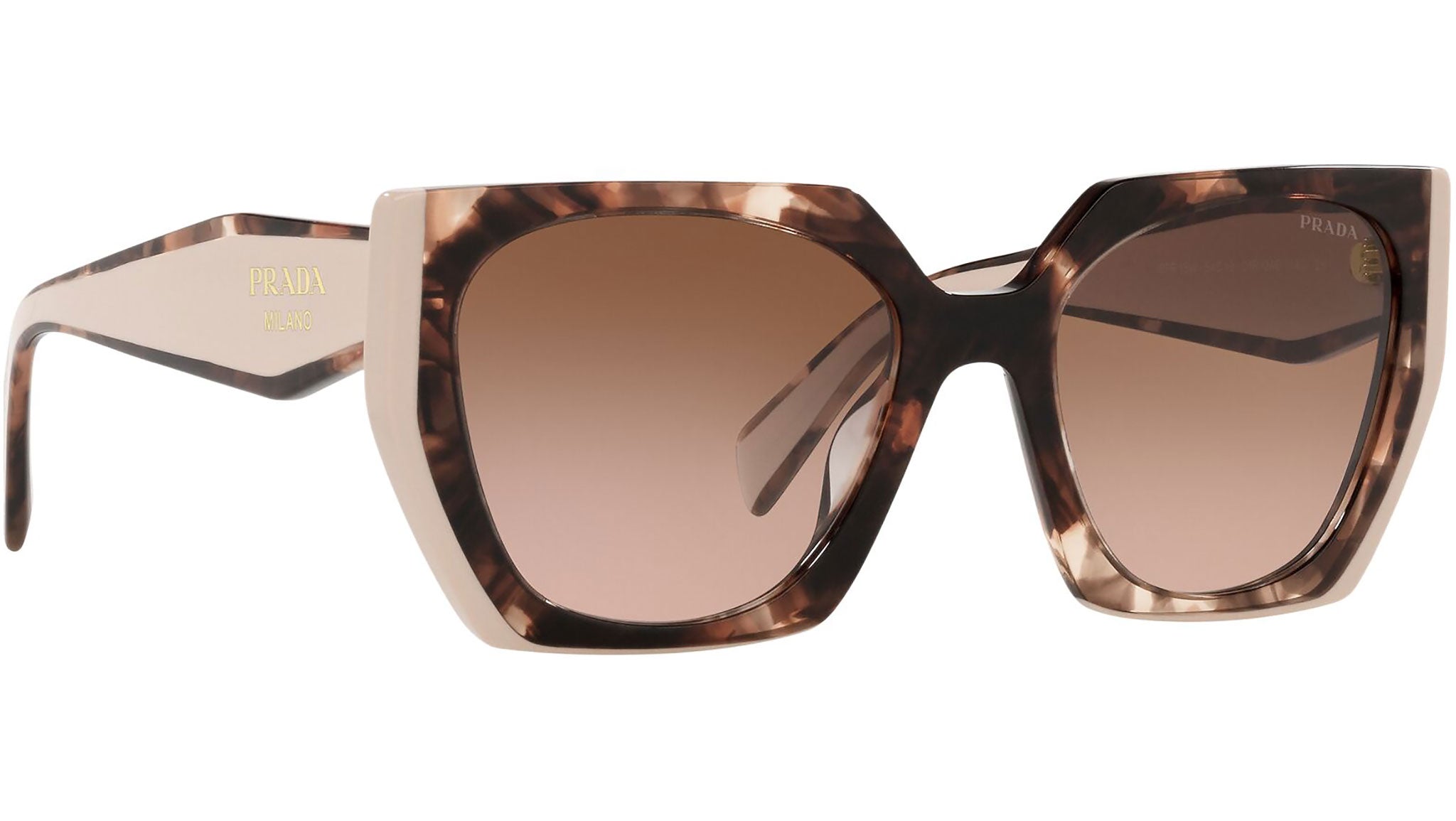 NWOT Prada PR 15WS sunglasses in the Caramel Tortoise / Powder Pink colorway PRADA PR 15WS 01R0A6 Women main image 3
