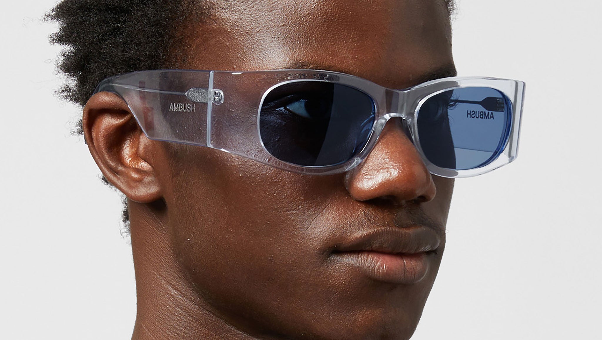 Ambush Gaea 0045 Crystal Blue Sunglasses - eye-oo.com