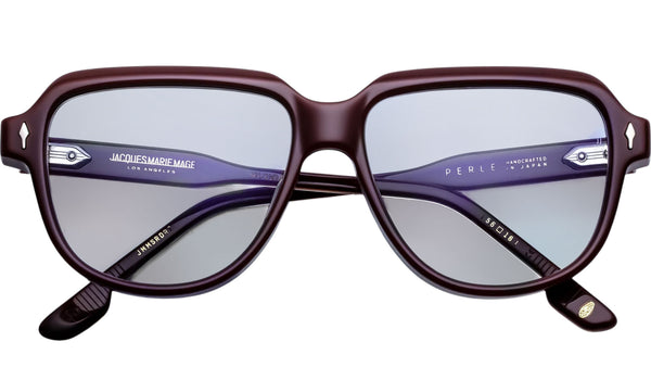 Jacques Marie Mage Perle Bordeaux Empire RX Optical Frame JMMSRDRX