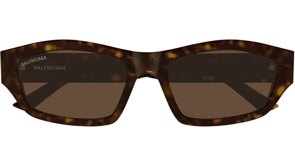 BB0448SK Balenciaga Geometric Sunglasses 002 Havana - eye-oo.com display picture 3