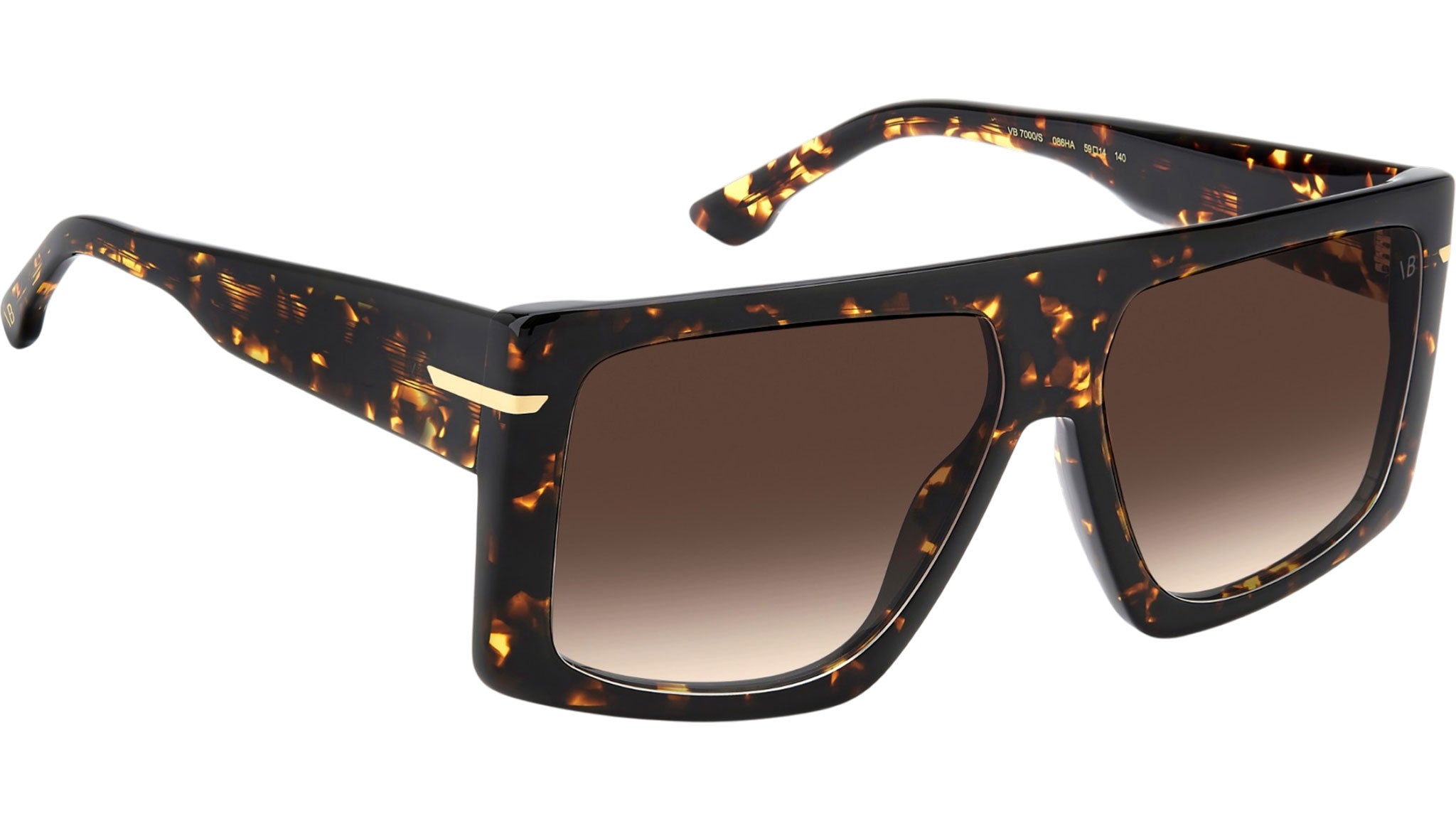 Victoria Beckham Tortoiseshell Women’s Flat Top Sunglasses BRAND NEW Kits.com -- Victoria Beckham VB679S main image 3