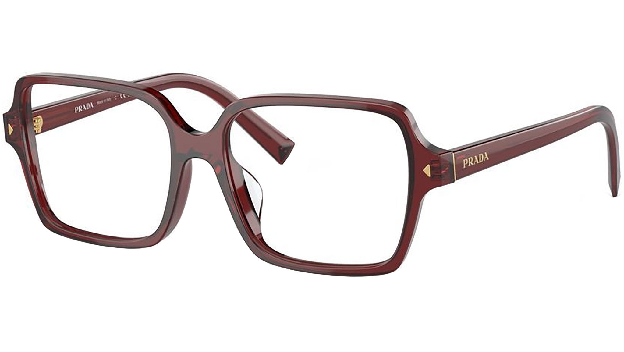 Prada PR A02V Eyeglasses 16P1O1 Red - Main Image