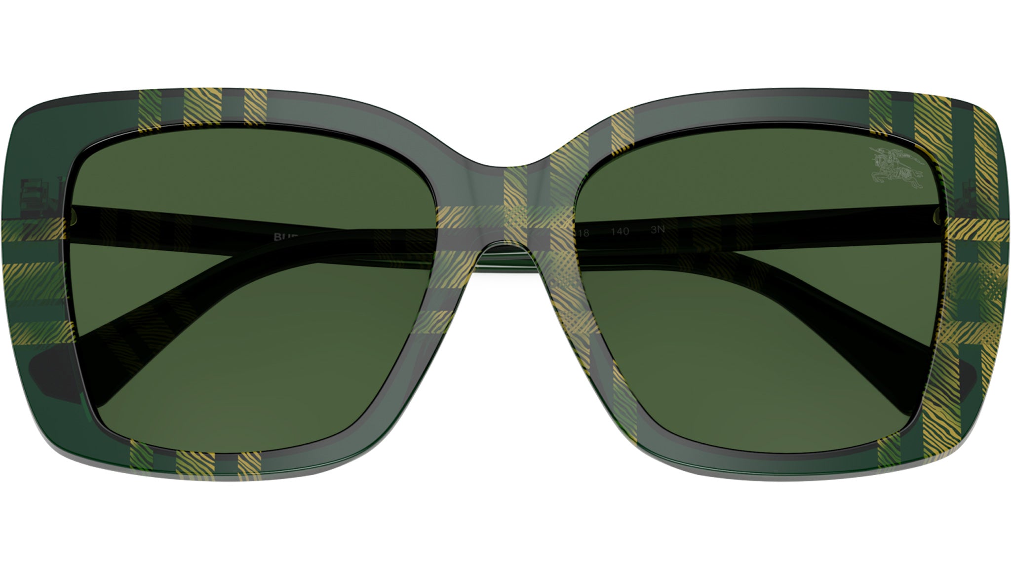 Burberry BE4456 Sunglasses 416971 Check Green - eye-oo.com display picture 3