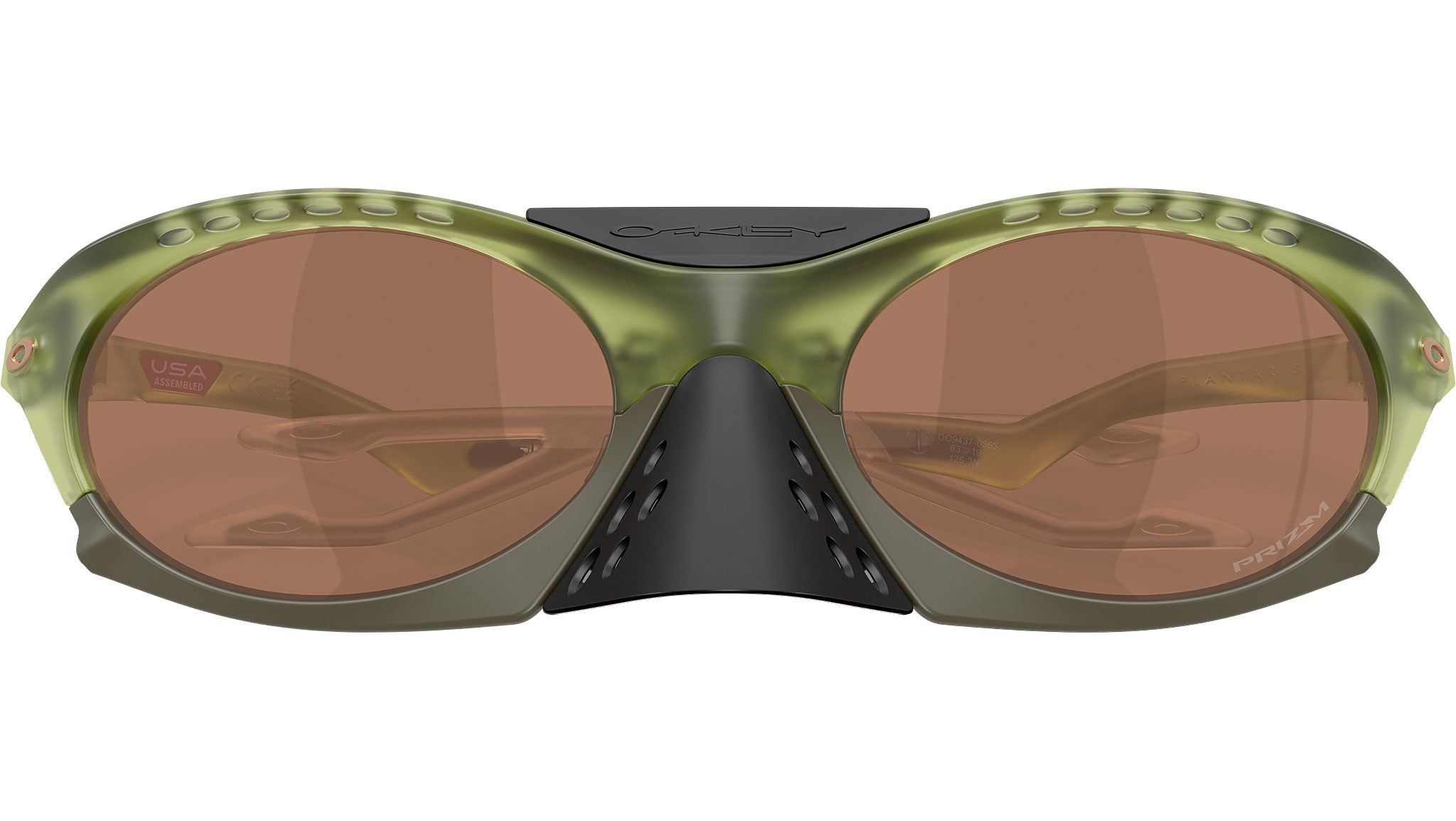 Oakley Plantaris Sunglasses OO9437 03 Matt Transparent Fern - eye