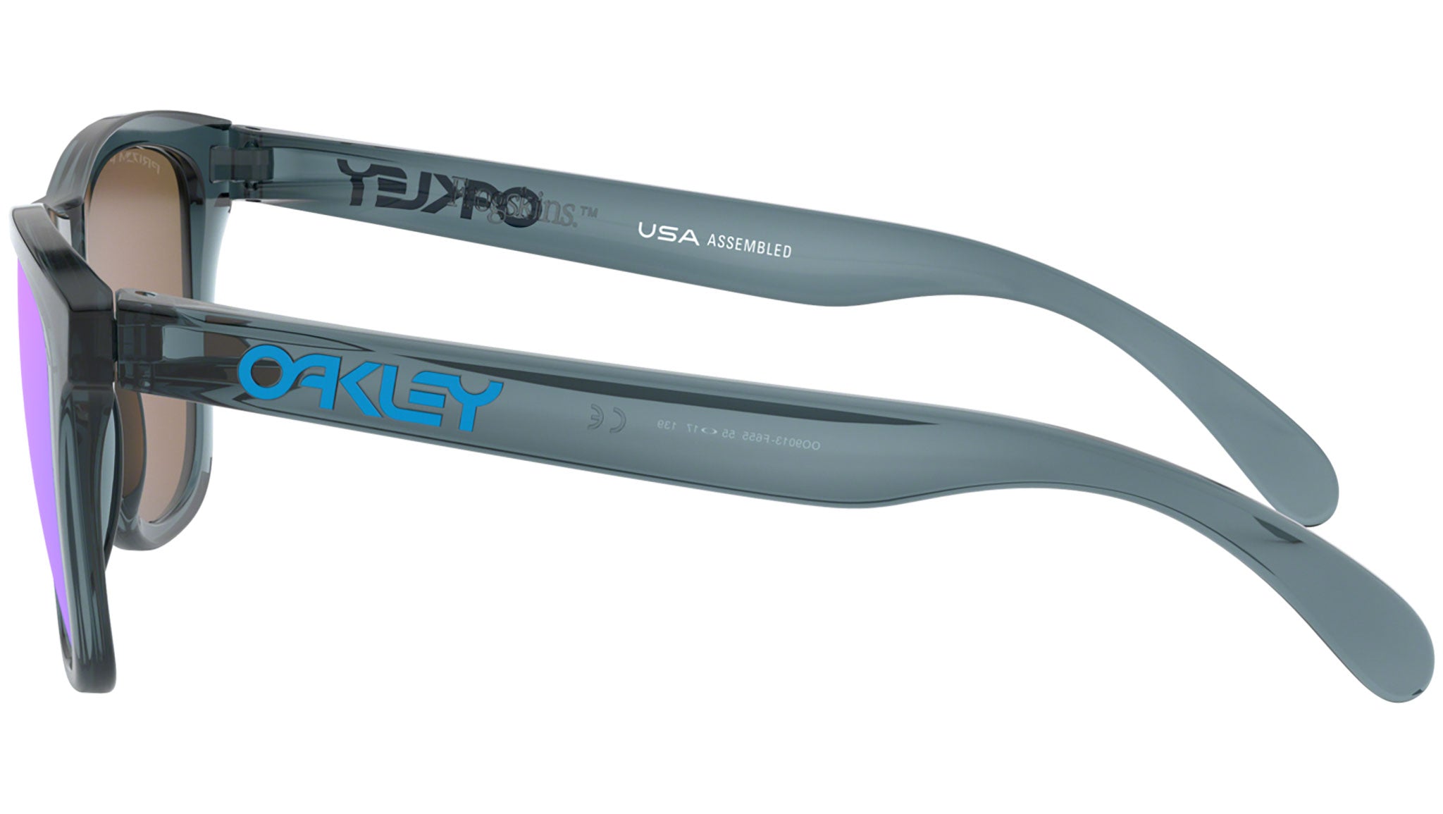 Oakley Frogskins OO9013 Sunglasses F6 Crystal Black - eye-oo.com