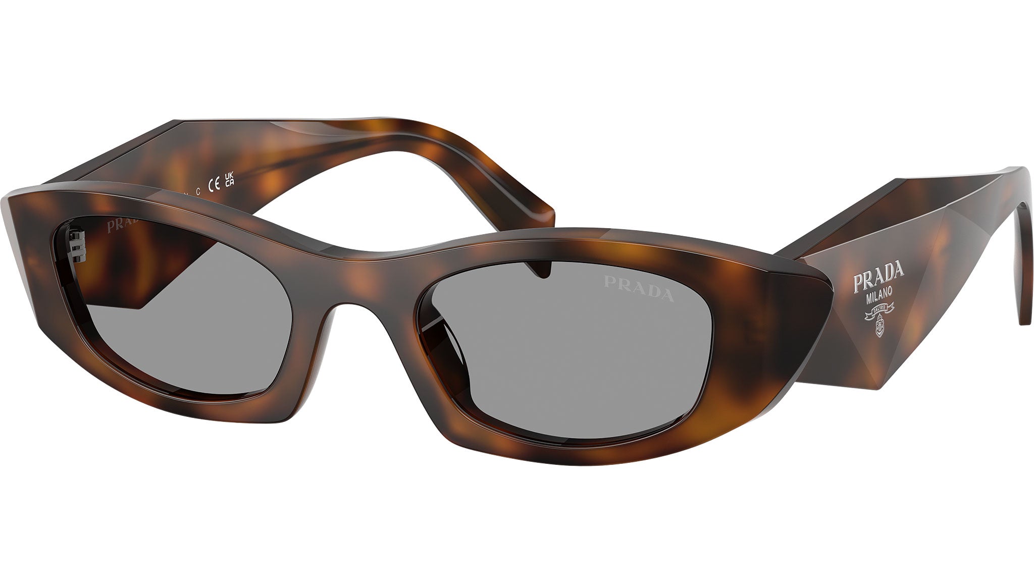 ひ*る様 PRADA ブラウン サングラス ケース付き PR B16S Prada Sunglasses 20D50Q Juniper Tortoise - eye-oo.com