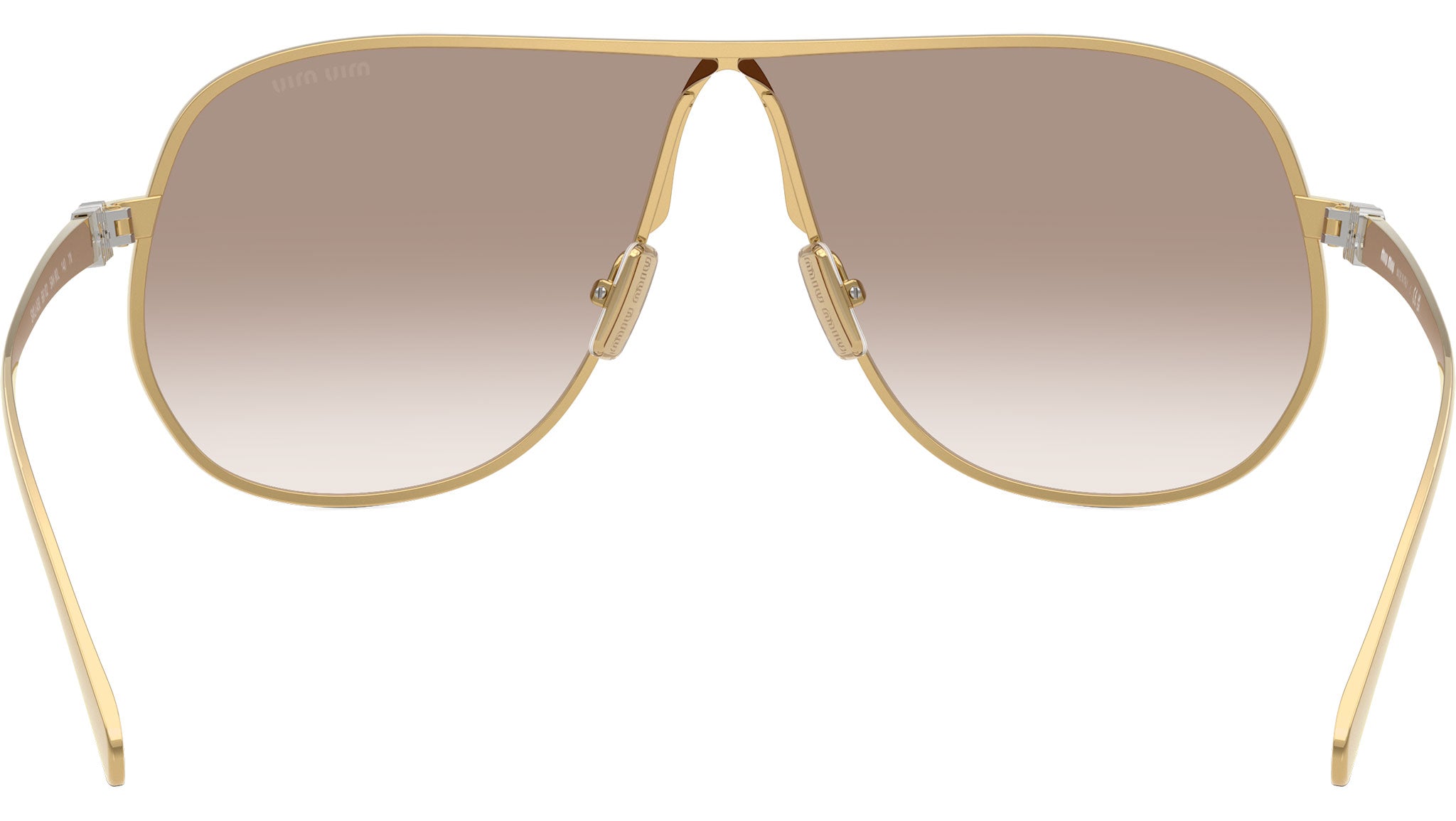 Miu Miu MUA56S Sunglasses 5AK90L Gold - eye-oo.com