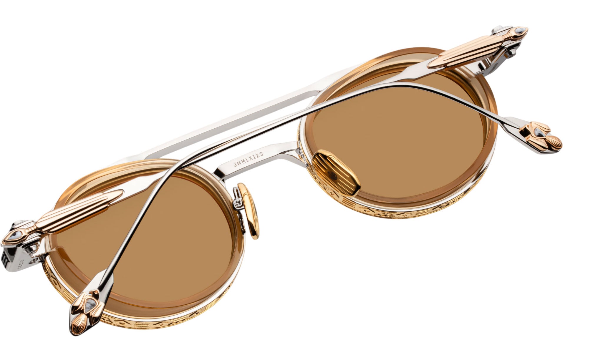 Jacques Marie Mage Livingston Electrum Sunglasses JMMLX-12S - eye