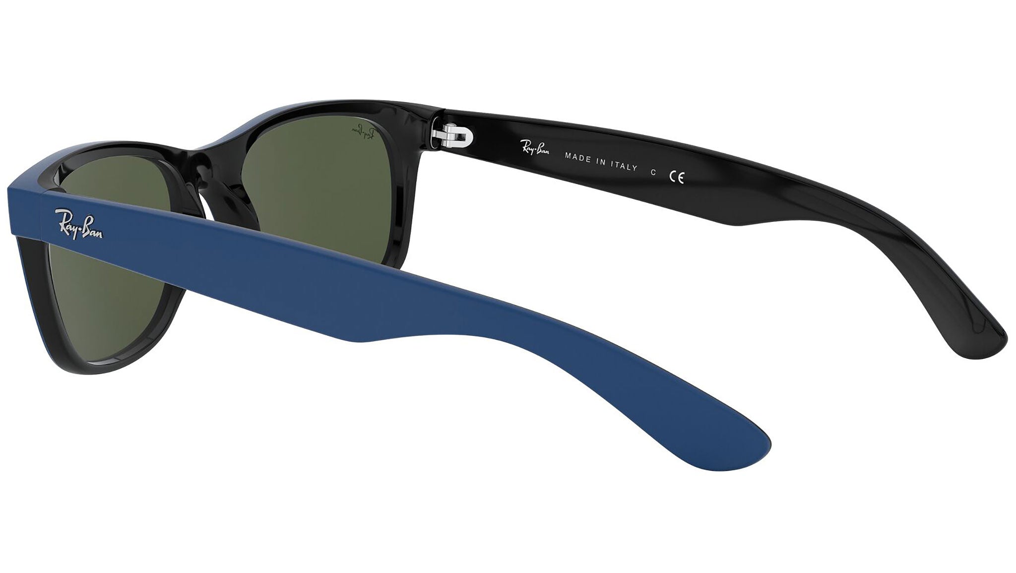 Ray-Ban New Wayfarer RB2132 646331 Blue Sunglasses - eye-oo.com