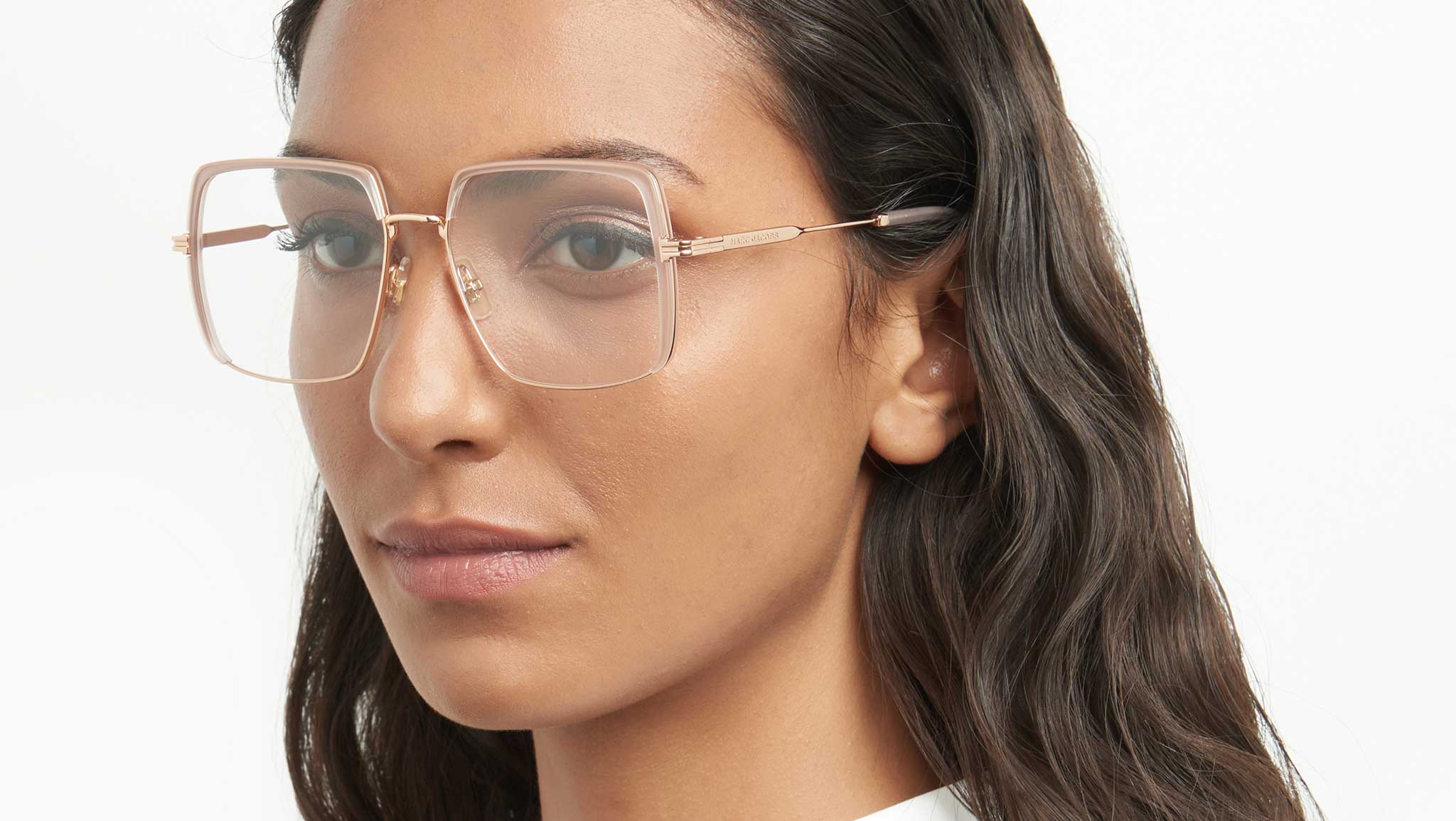 NEW MARC JACOBS MARC 615 0KB7 00 EYEGLASSES GREY GOLD WOMEN EYEWEAR MARC JACOBS Marc Jacobs MJ 1067 BKU Optical Frame Gold Nude - eye-oo.com main image 3