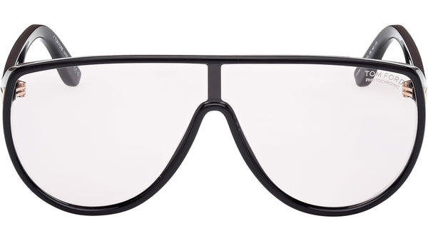 Tom Ford Achilles Sunglasses FT1182 01A Shiny Black - eye-oo.com