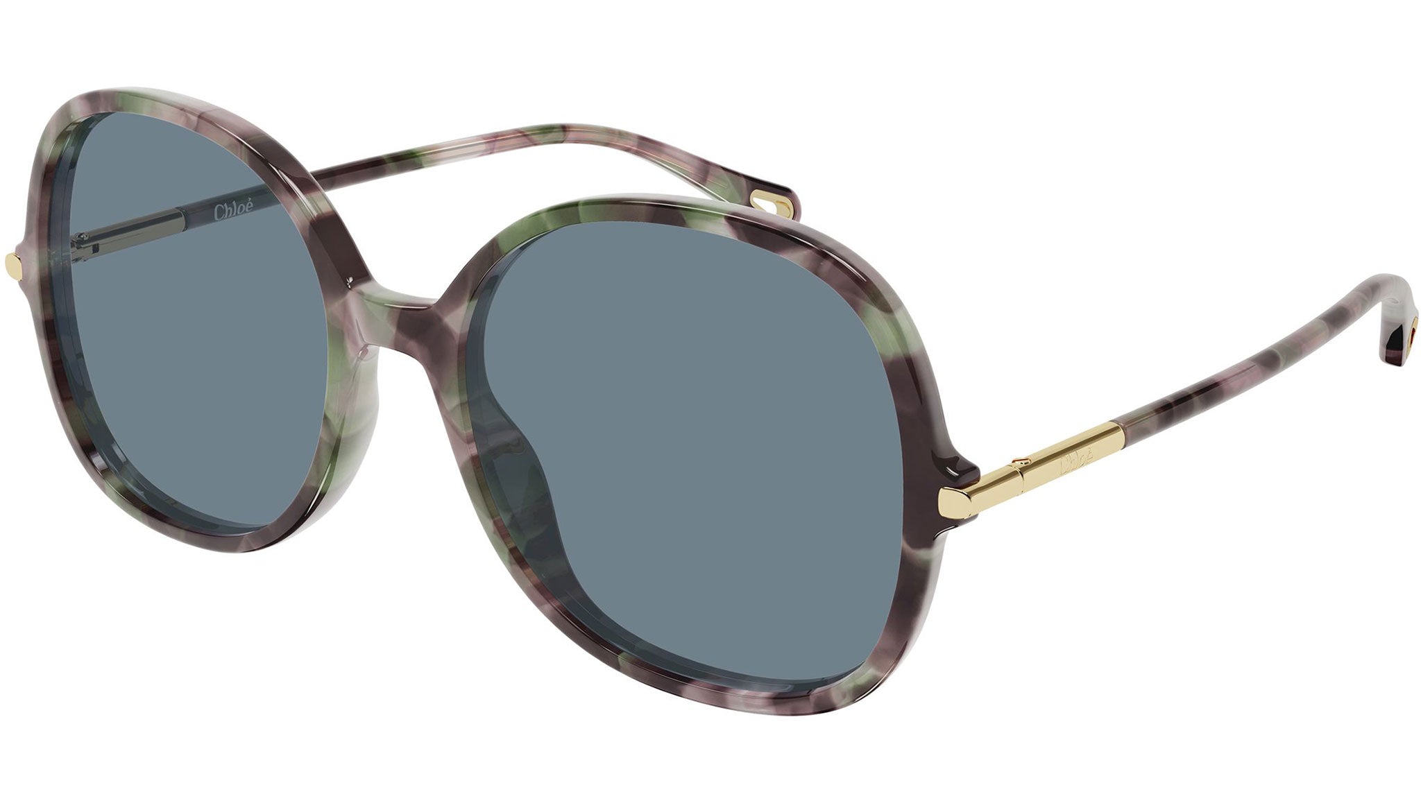 CH0286S Chloé Rectangular Sunglasses 001 Grey - eye-oo.com