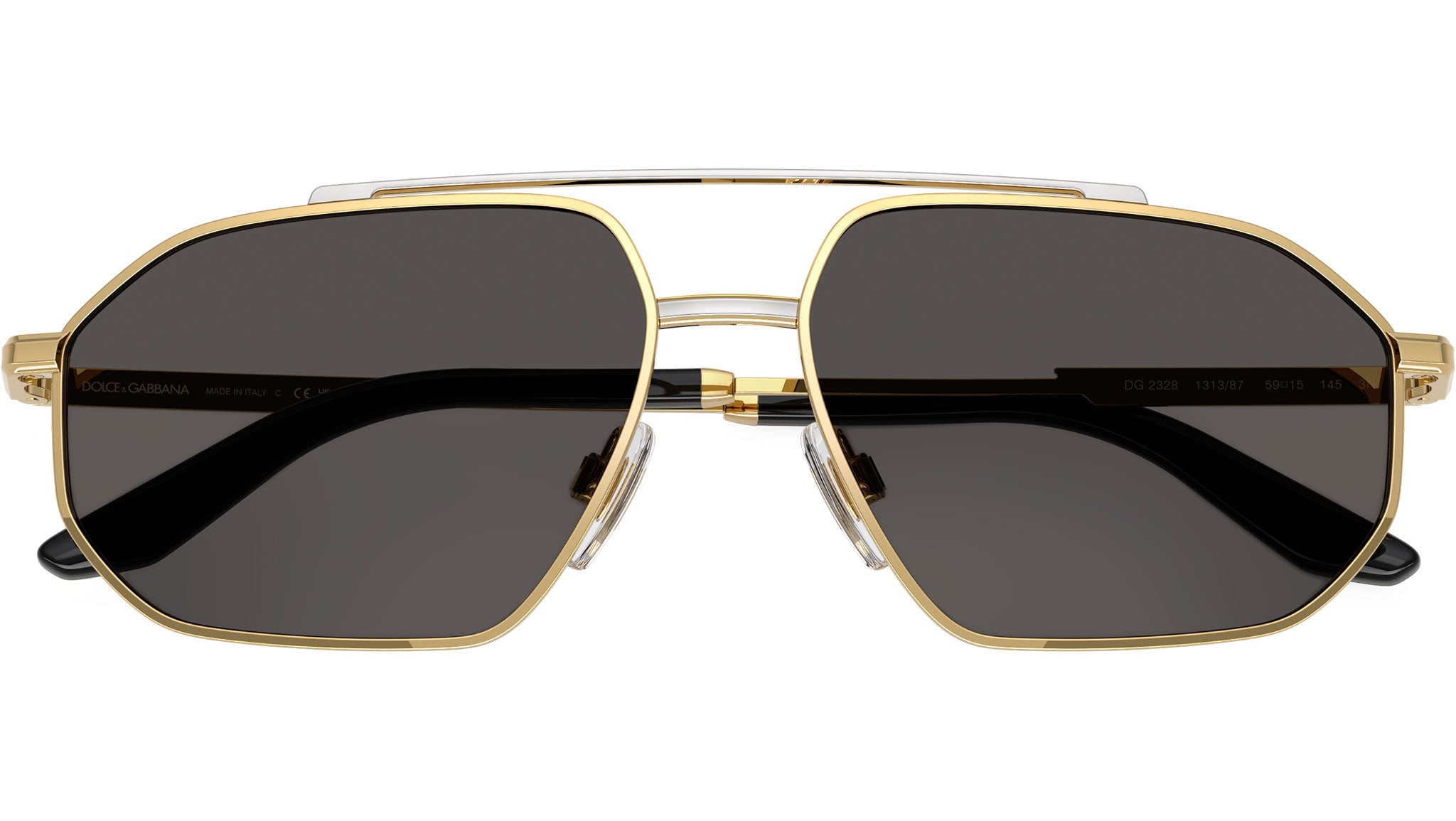 Dolce & Gabbana DG 2328 Sunglasses 131387 Gold / Silver - eye-oo.com