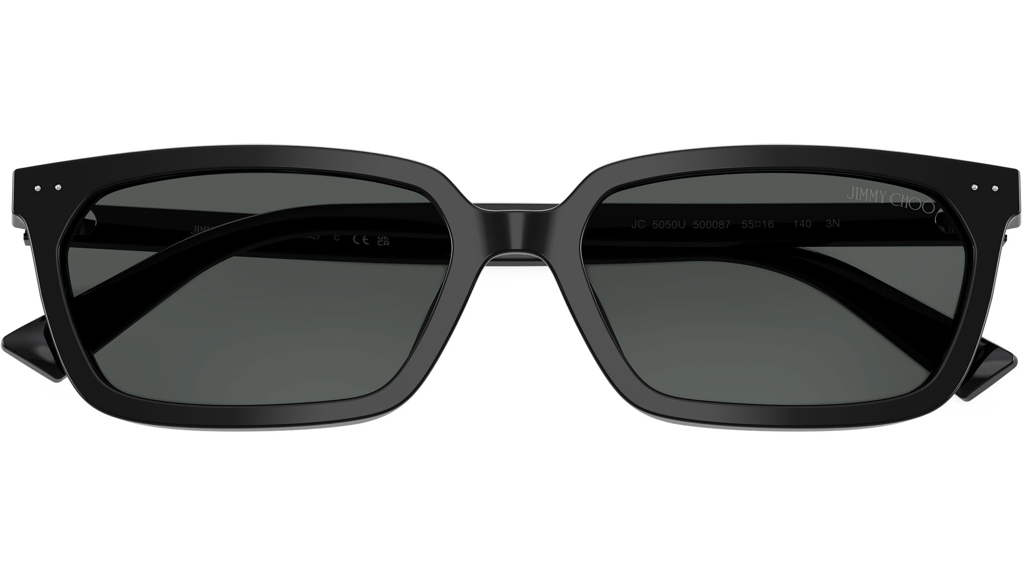 Jimmy Choo Sunglasses JC 5050U in Black Grey Jimmy Choo JC 5050U (500280) JC5050U Donna | Spedizione  main image 4