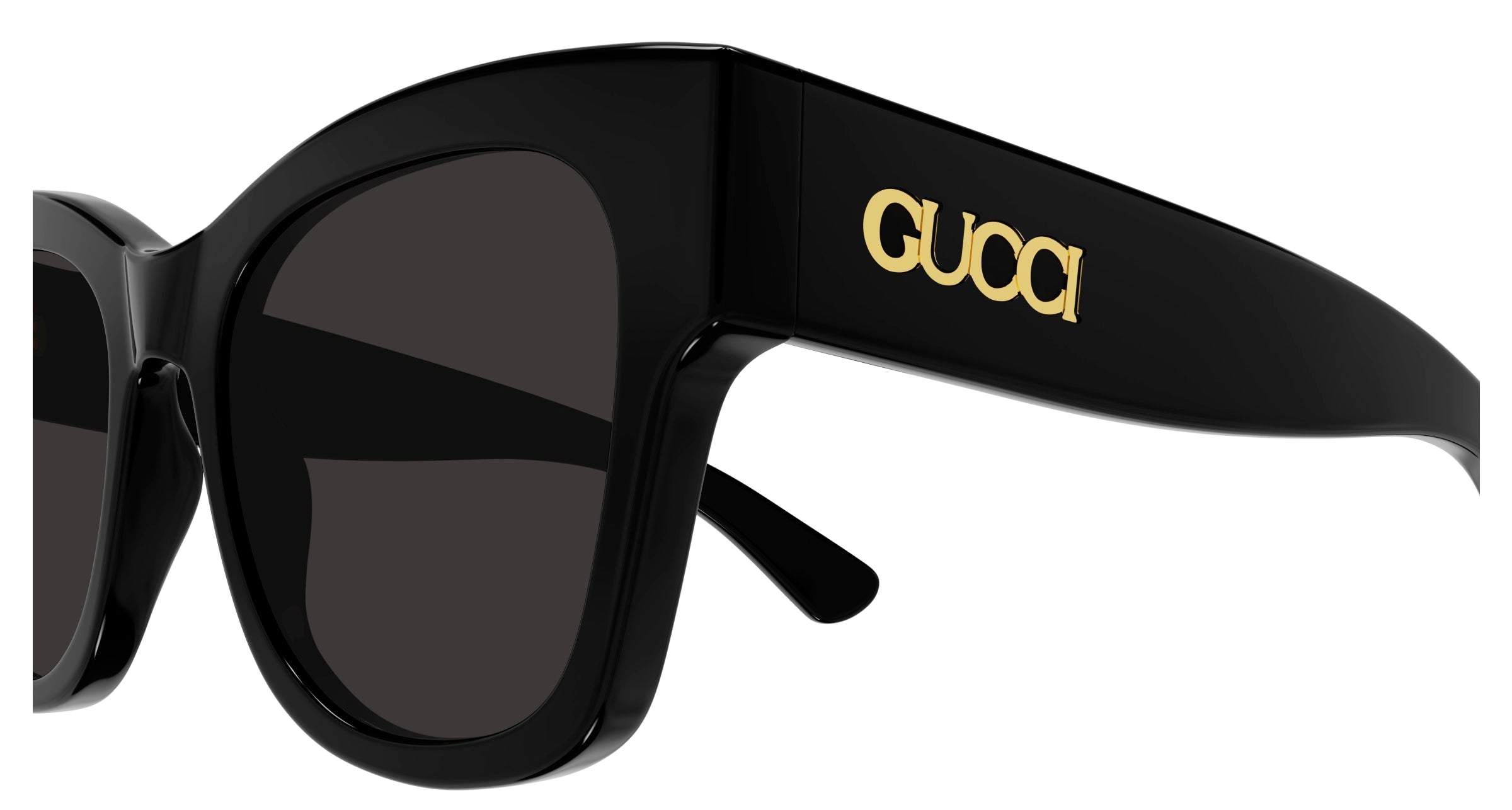 Gucci GG1789S 001 Black Grey Butterfly Sunglasses - eye-oo.com