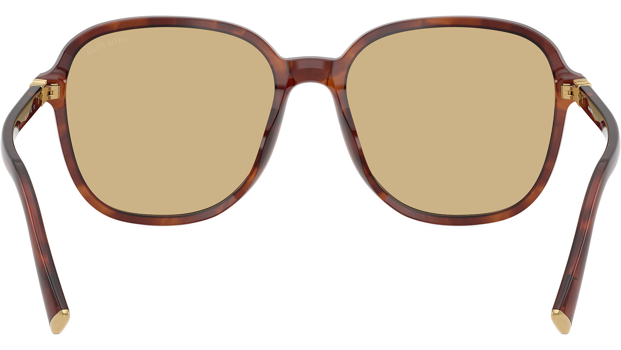 Miu Miu MUB01S 26E10R Sunglasses Havana Square Frame, Yellow Lenses Miu Miu MU 01YS Sunglasses | LensCrafters main image 2