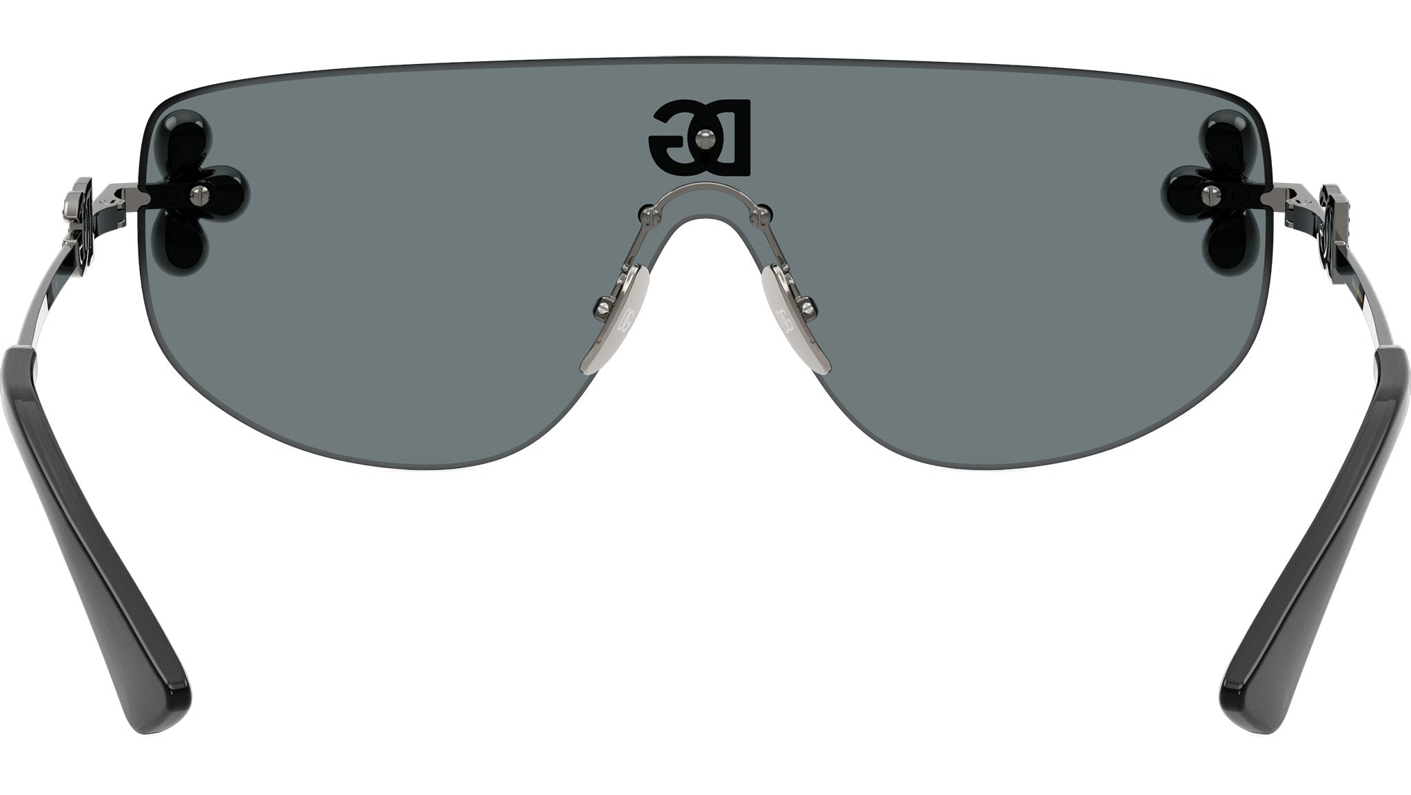 DG2333B Dolce & Gabbana Sunglasses 12866G Dark Gunmetal - eye-oo.com