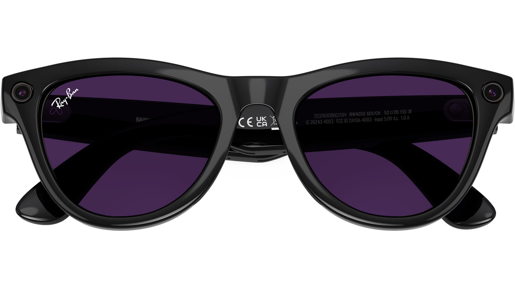 Ray-Ban Meta | Skyler RW4010 Smart Glasses 601/CH Black Purple