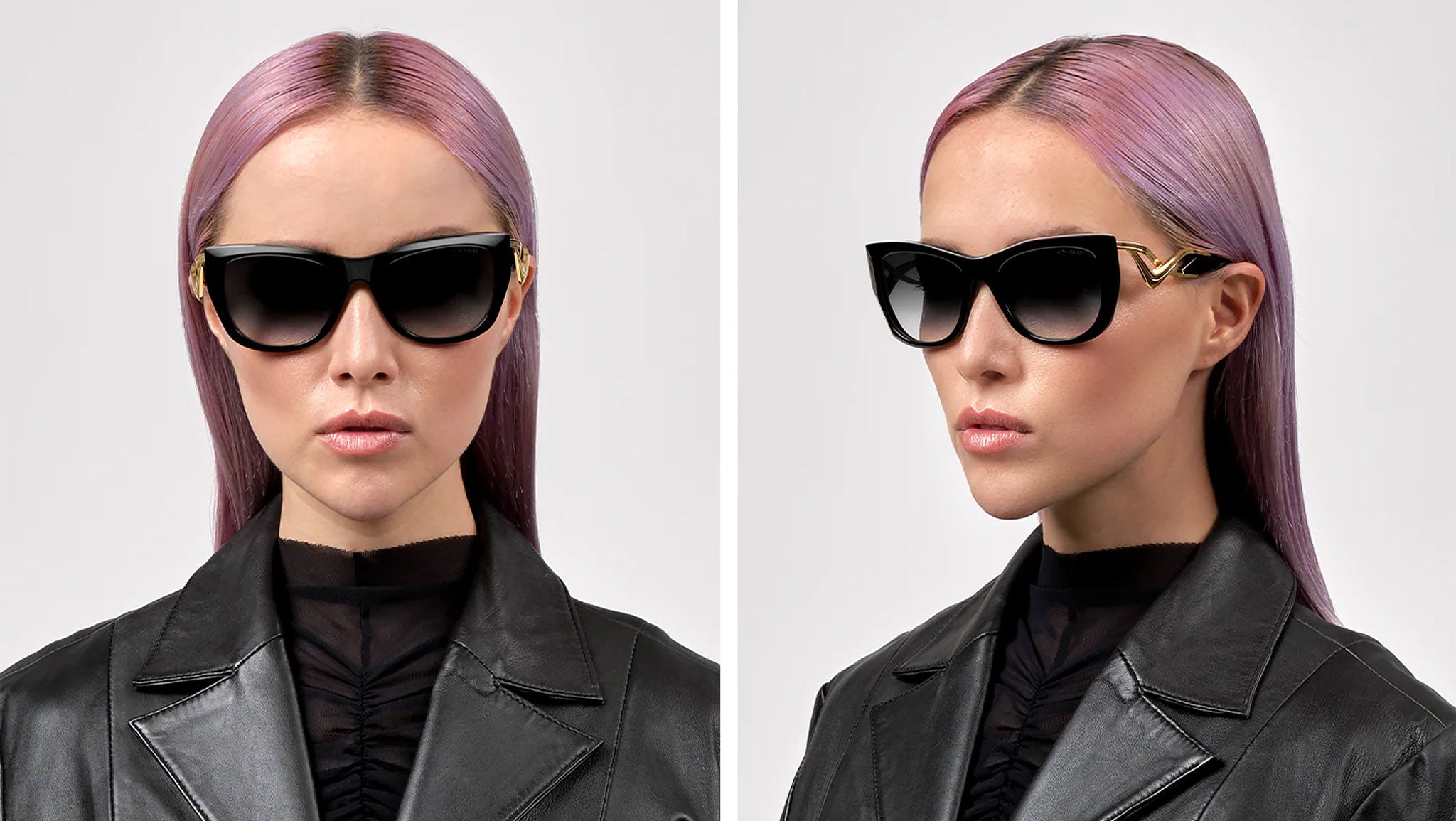 Dita Icelus DTS438 Sunglasses 01 Black / Yellow Gold - eye 